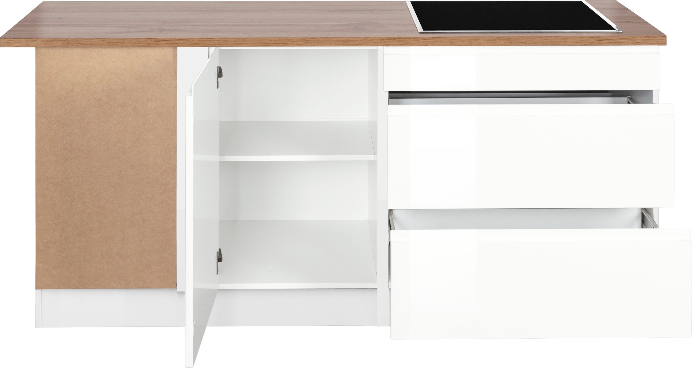 KOCHSTATION Winkelküche »KS-Virginia«, Stellbreite 230/190 cm, mit E-Geräten