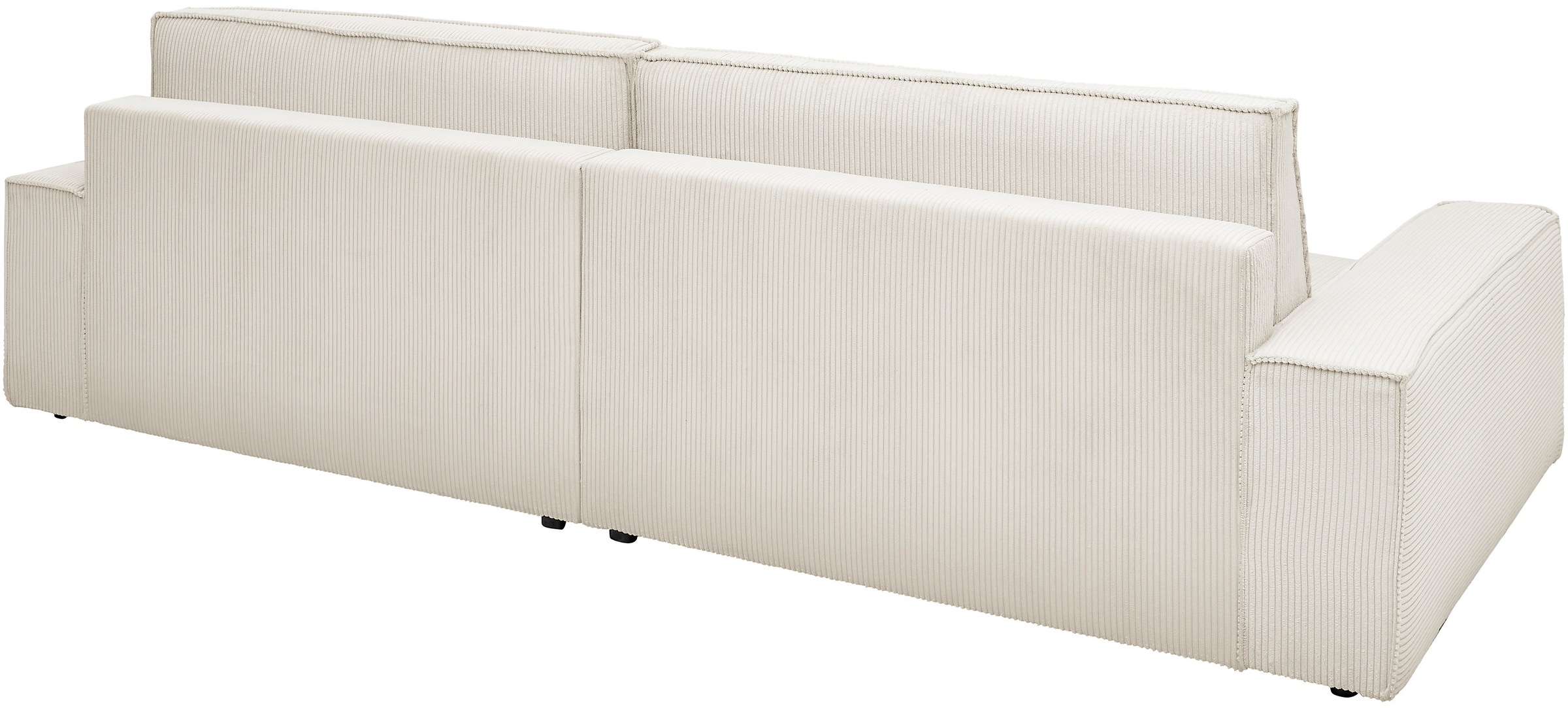 Home affaire Big-Sofa »NEU: SHERWOOD XXL, Big-Sofa (316cm), extra tiefe Sitzfläche 95 cm«, bequemer Sitzkomfort, Cord u. Leinenoptik, Kedernaht