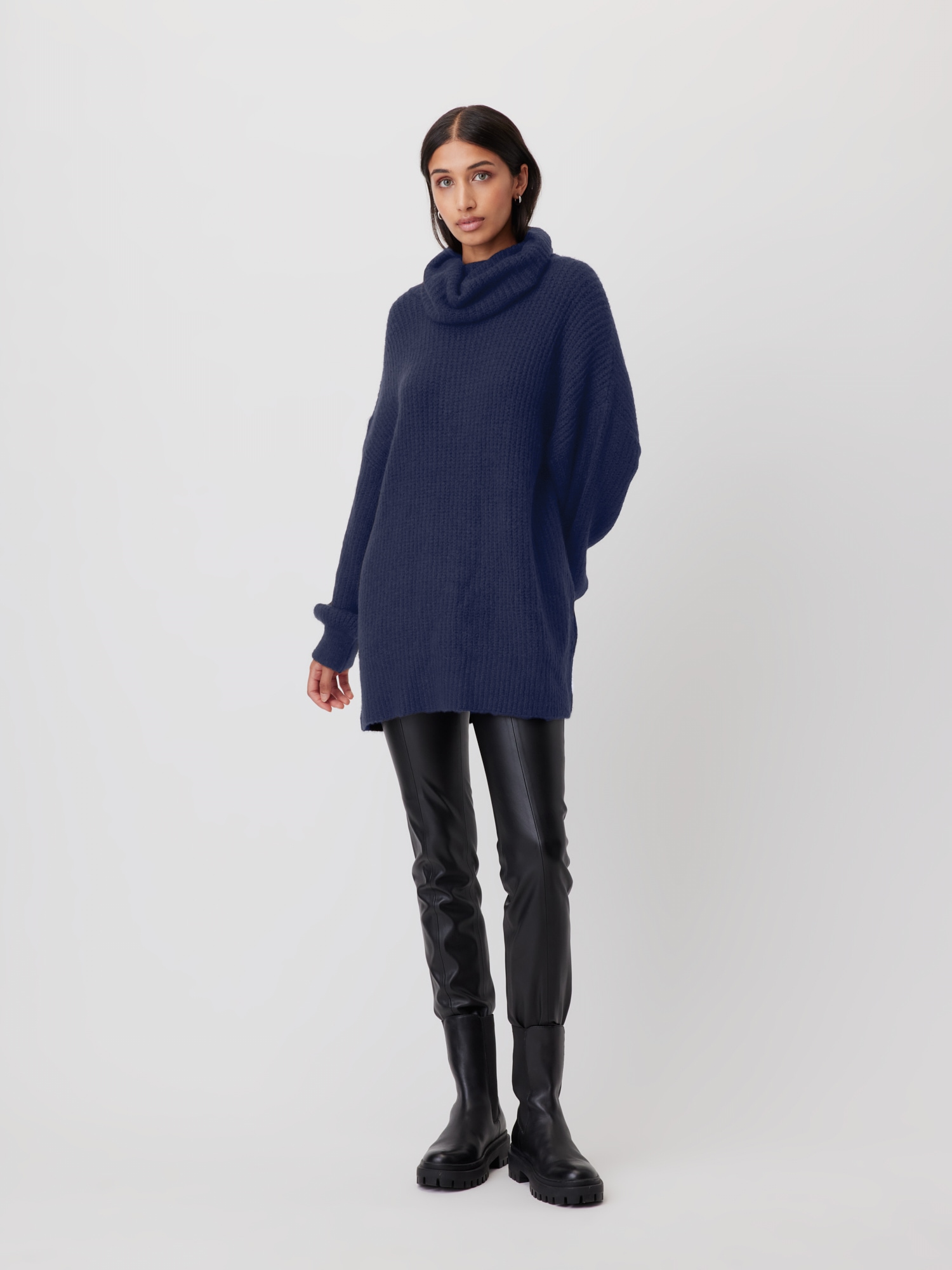 LeGer Strickpullover »Juna, LeGer by Lena Gercke«, Loose fit mit Rundhalsausschnitt