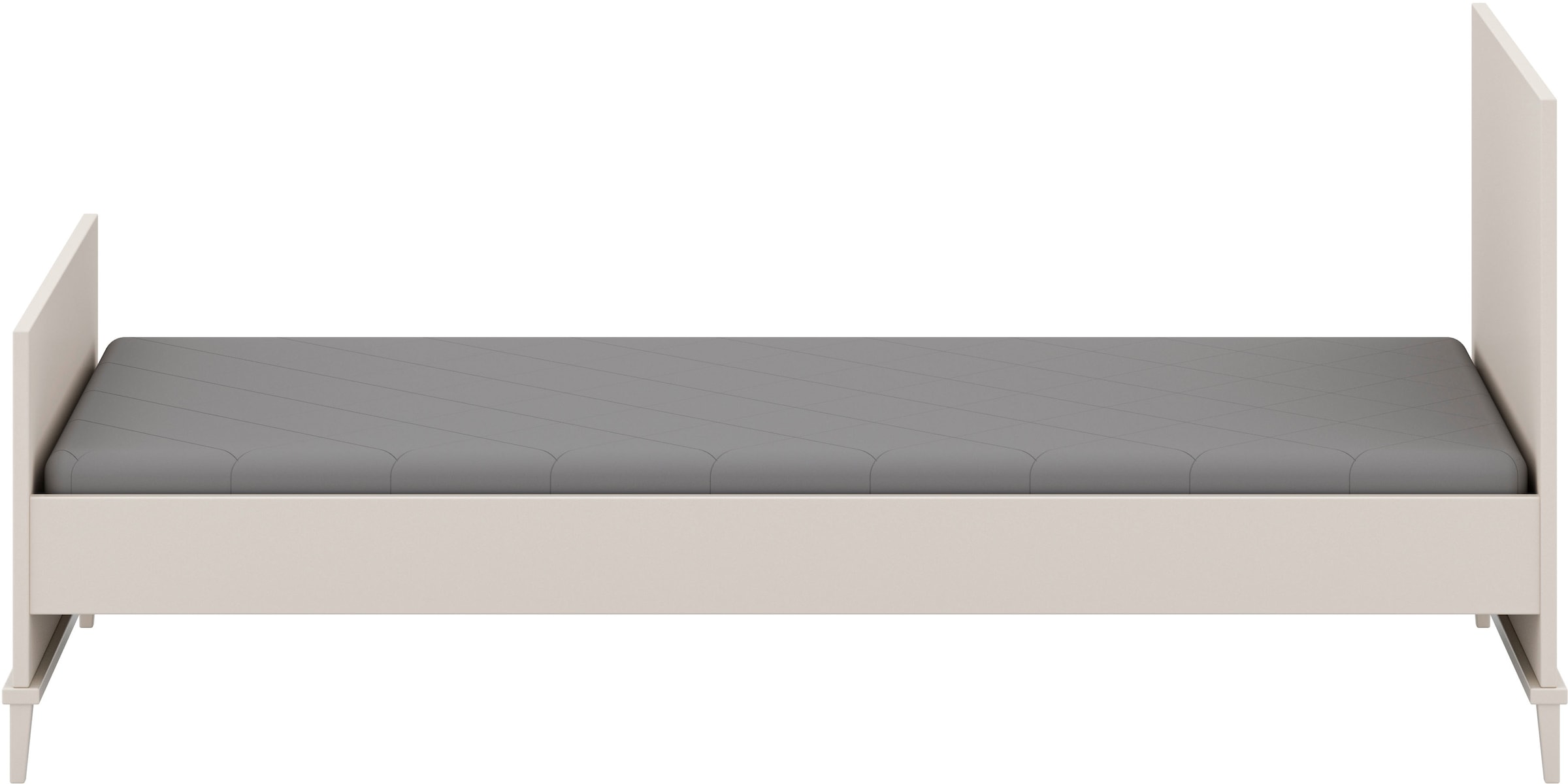 YUNY by PAIDI Kinderbett »SISTER LOU 90x200cm Jugendliege in Beige« zeitloses und langlebiges Einzelbett, geprüfte Qualität