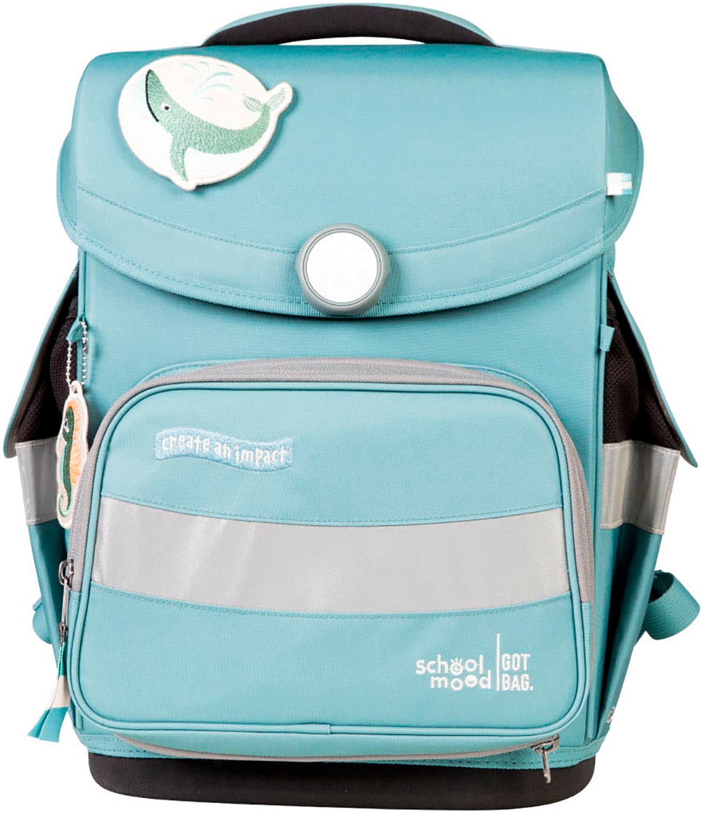 SCHOOL-MOOD® Schulranzen »Timeless Pro« retroreflektierende Flächen