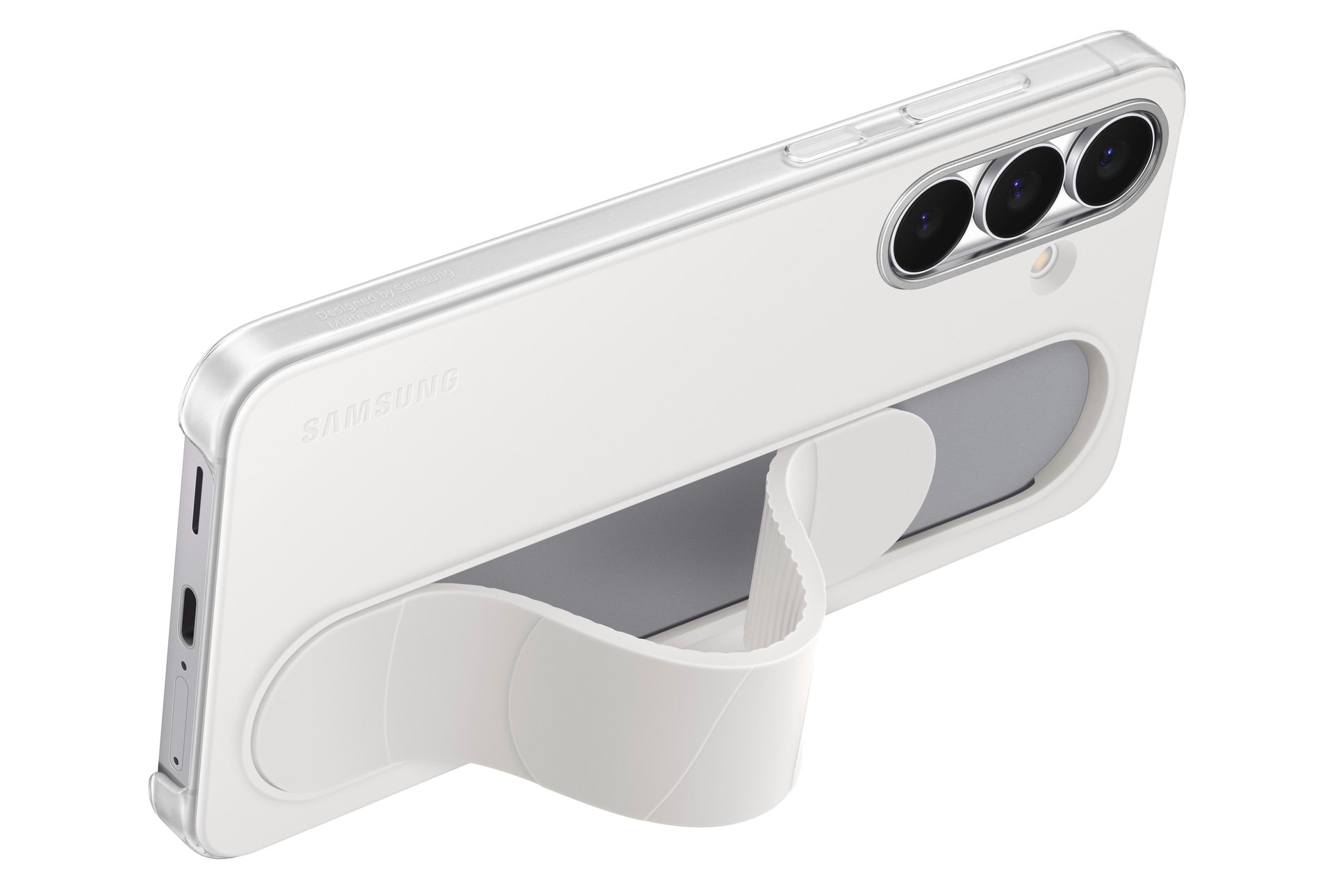 Samsung Handyhülle »Standing Grip Cover für Samsung Galaxy S25 FE« Samsung Galaxy S25 FE Backcover, Schutzhülle, Handyschutzhülle, Case, Schutzcase, stoßfest