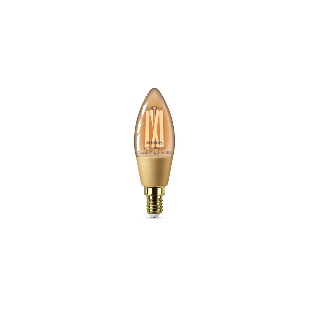 Philips Smarte LED-Leuchte »Vintage Lampe 25W C35 E14 Amb 1PF/6«