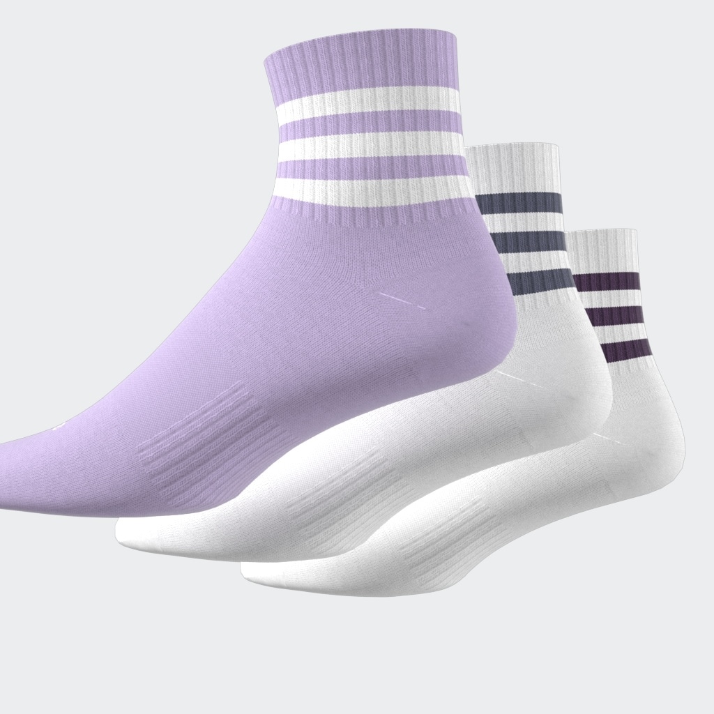 adidas Performance Funktionssocken »3STREIFEN CUSHIONED SPORTSWEAR MIDCUT SOCKEN, 3 PAAR«, (3 Paar)