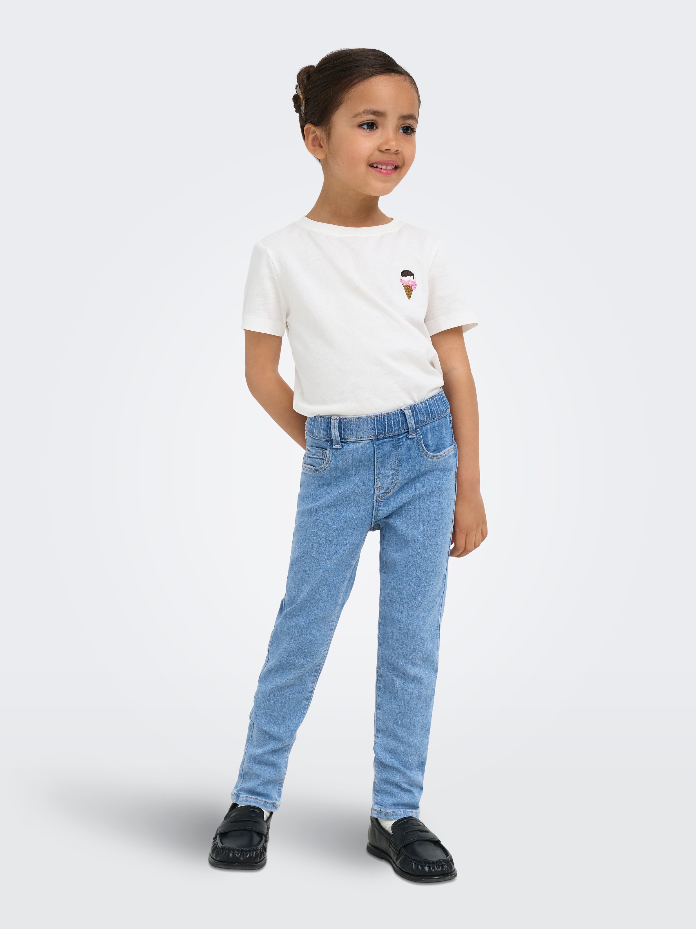 KIDS ONLY Skinny-fit-Jeans »KMGRAIN SKINNY ELASTICATE JEANS DNM NOOS« Viskosemischung, skinny fit