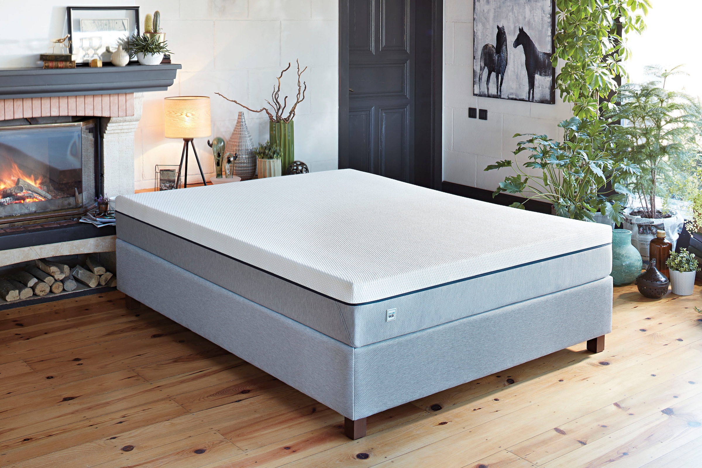 Yatas Bedding Taschenfederkernmatratze »Dream Box Roll PRO, Matratze 90x200, 140x200 cm & weitere Größen«, 24 cm hoch, 416 Federn, (1 St.), H2 / H3, wendbar, ergonomisch, atmungsaktiv