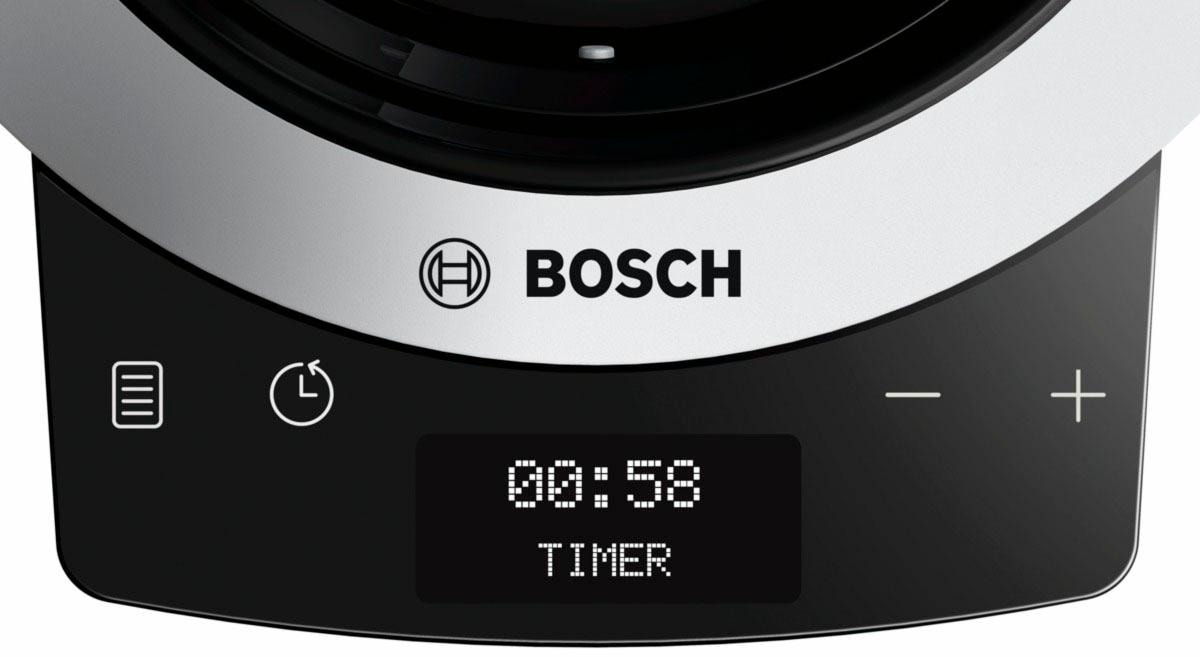 BOSCH Küchenmaschine »OptiMUM MUM9DT5S41«, integrierter Timer, diverses Zubehör, Knethaken, Schlag-, Silikonbesen