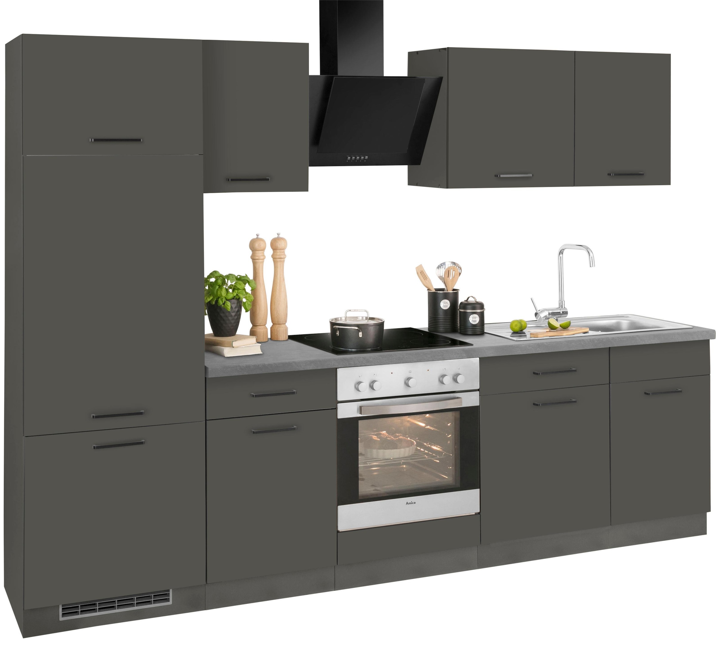 wiho Küchen Küchenzeile »Esbo«, ohne E-Geräte, Breite 280 cm auf Rechnung  kaufen