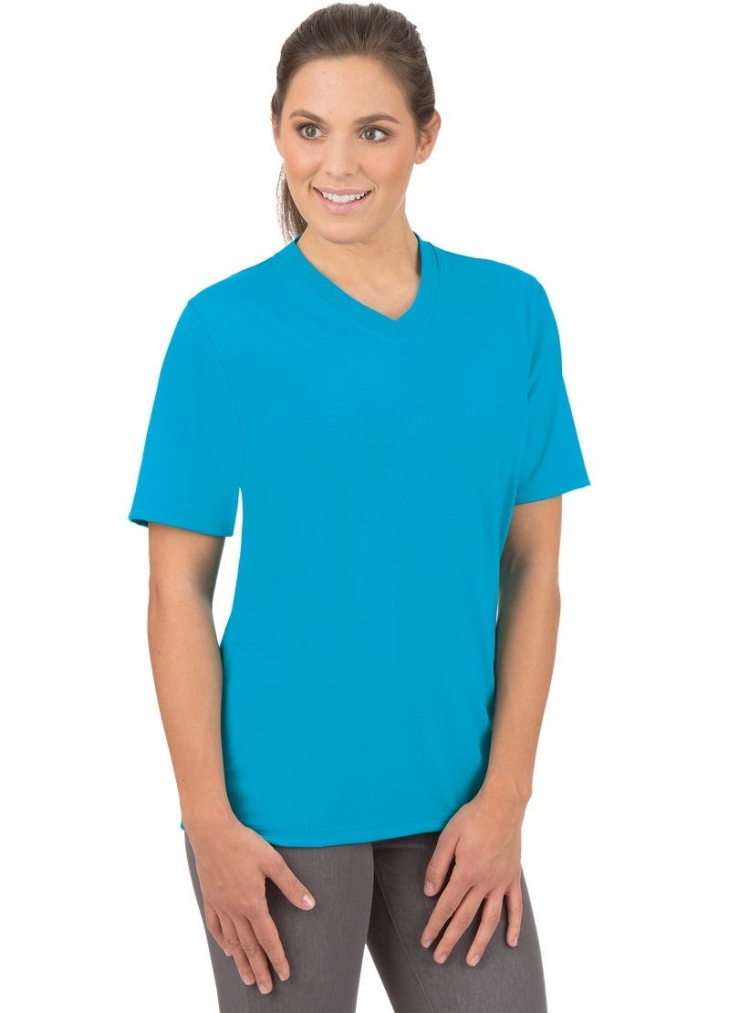 Trigema T-Shirt »TRIGEMA V-Shirt bei Baumwolle« ♕ DELUXE