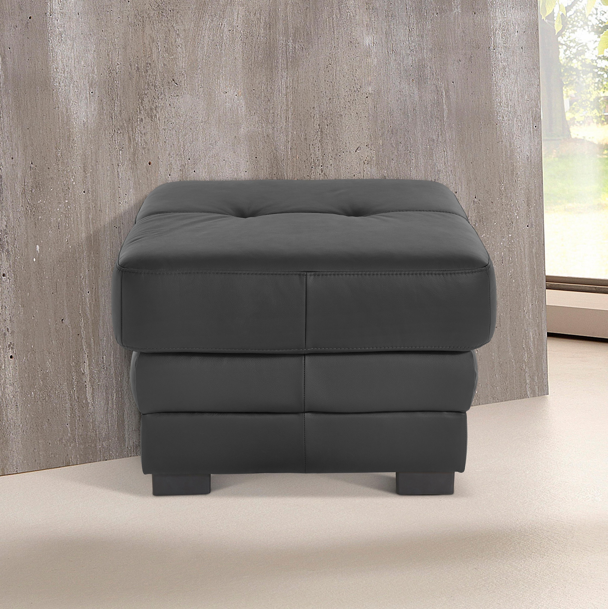 COTTA Polstergarnitur »Royale L-Form«, (Set), Set bestehend aus: Ecksofa & Hocker