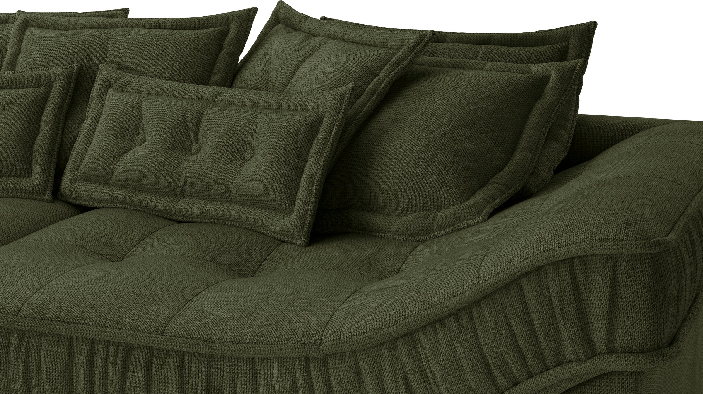 Mr. Couch Ecksofa »Diwan II, L-Form«, Wahlweise mit Kaltschaumpolsterung bis 140 kg belastbar