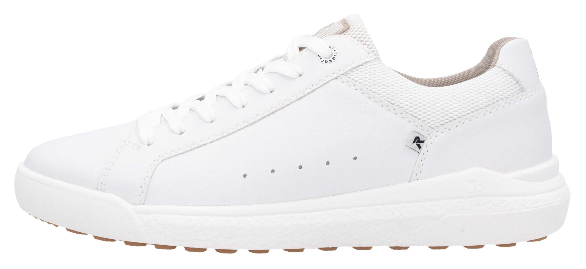 RIEKER Sport Sneaker  Freizeitschuh, Halbschuh, Schnürschuh mit gepolstertem Schaftrand