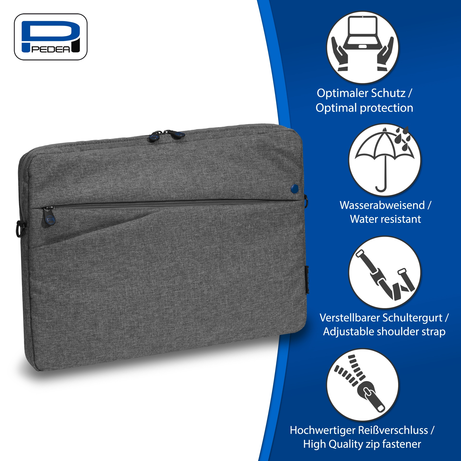PEDEA Laptoptasche »Notebooktasche Fashion bis 13,3 (33,8cm)«