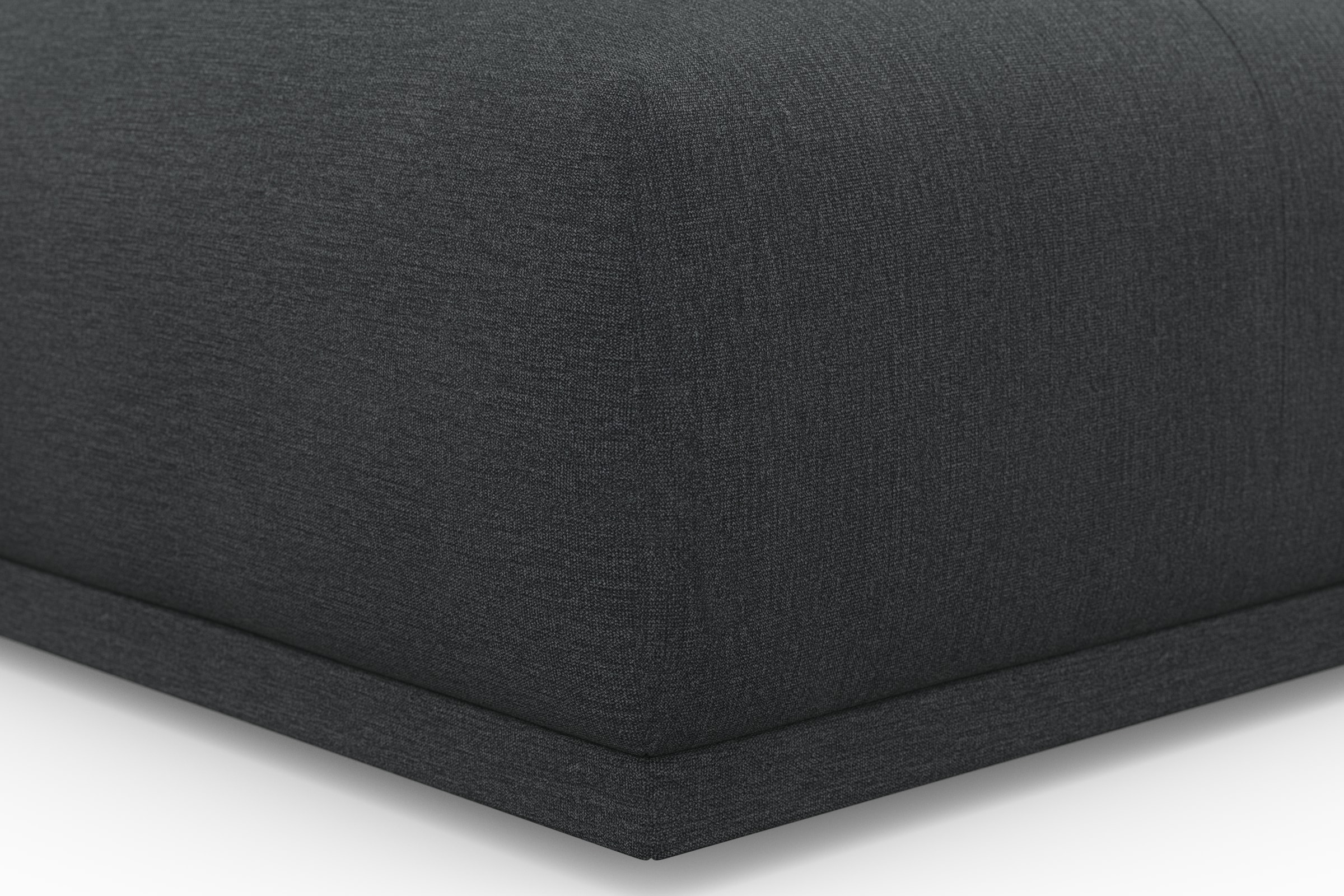 TRENDMANUFAKTUR Hocker »Braga, mit hochwertigem Kaltschaum, quadratisch, in Cord erhältlich«, (1 St.), moderner Polsterhocker, 85/42/85 cm (B/H/T)