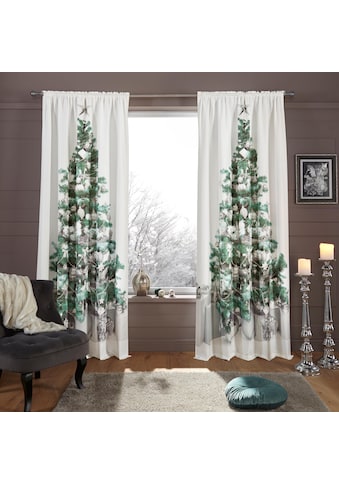 my home Vorhang »Xmas Tree«, (1 St.), HxB: 230x140, Weihnachtsdeko kaufen