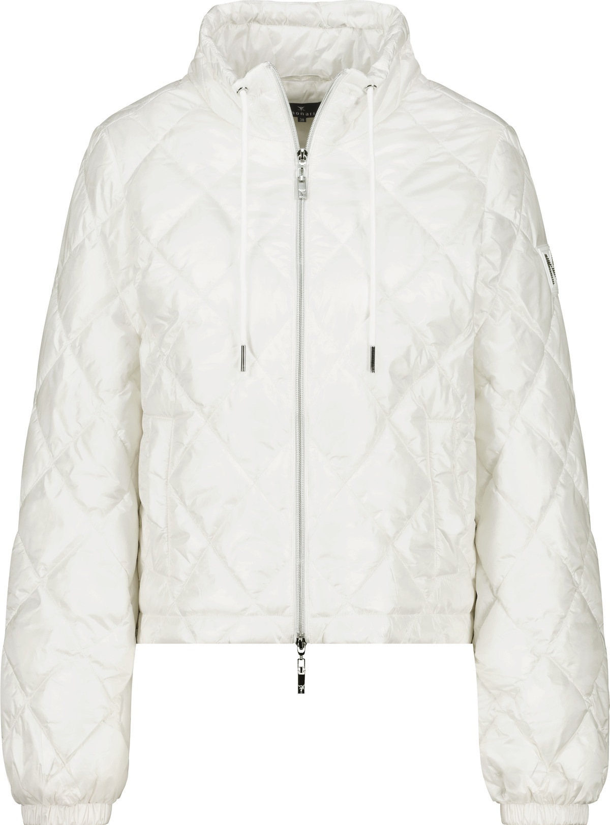 Monari Steppjacke Stehkragen, Regular Fit, Seitenschlitze mit Reißverschluss