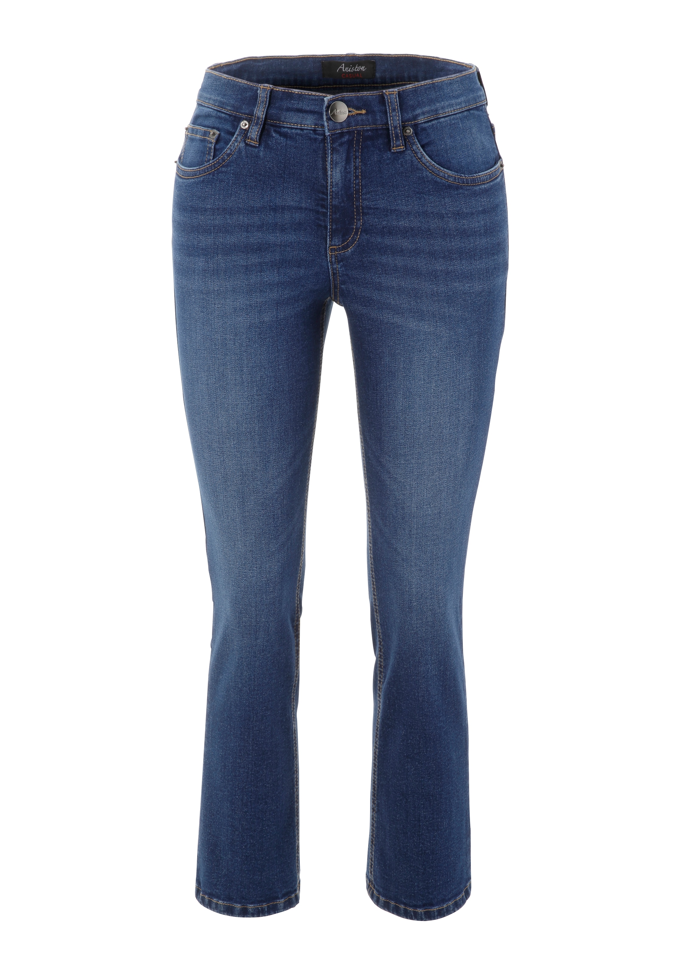 Aniston CASUAL Bootcut-Jeans, in trendiger 7/8-Länge