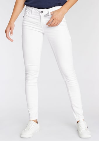 Arizona Skinny-fit-Jeans »mit Keileinsätzen«, Low Waist kaufen