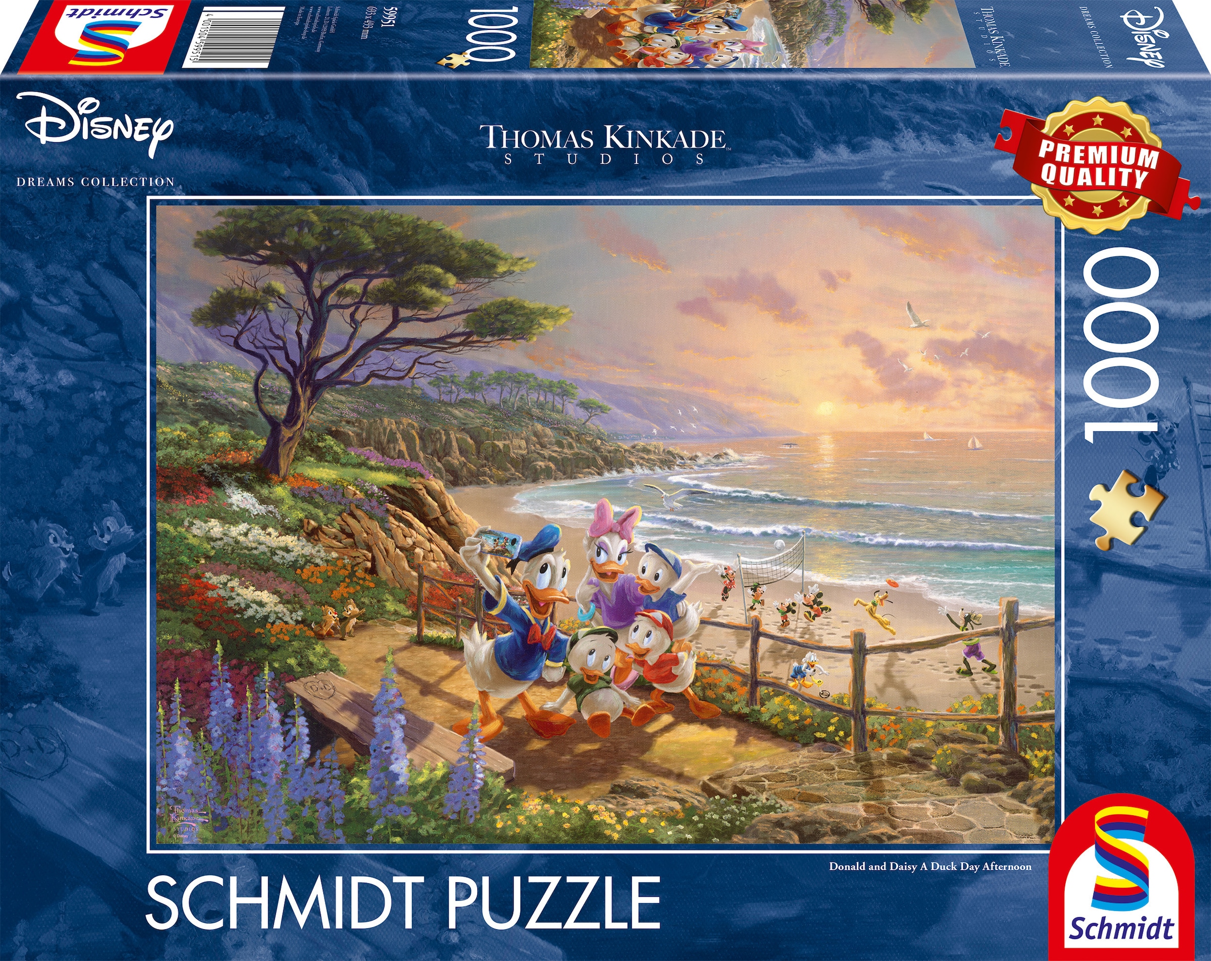 Puzzle »Donald & Daisy, A Duck Day Afternoon«, Made in Europe