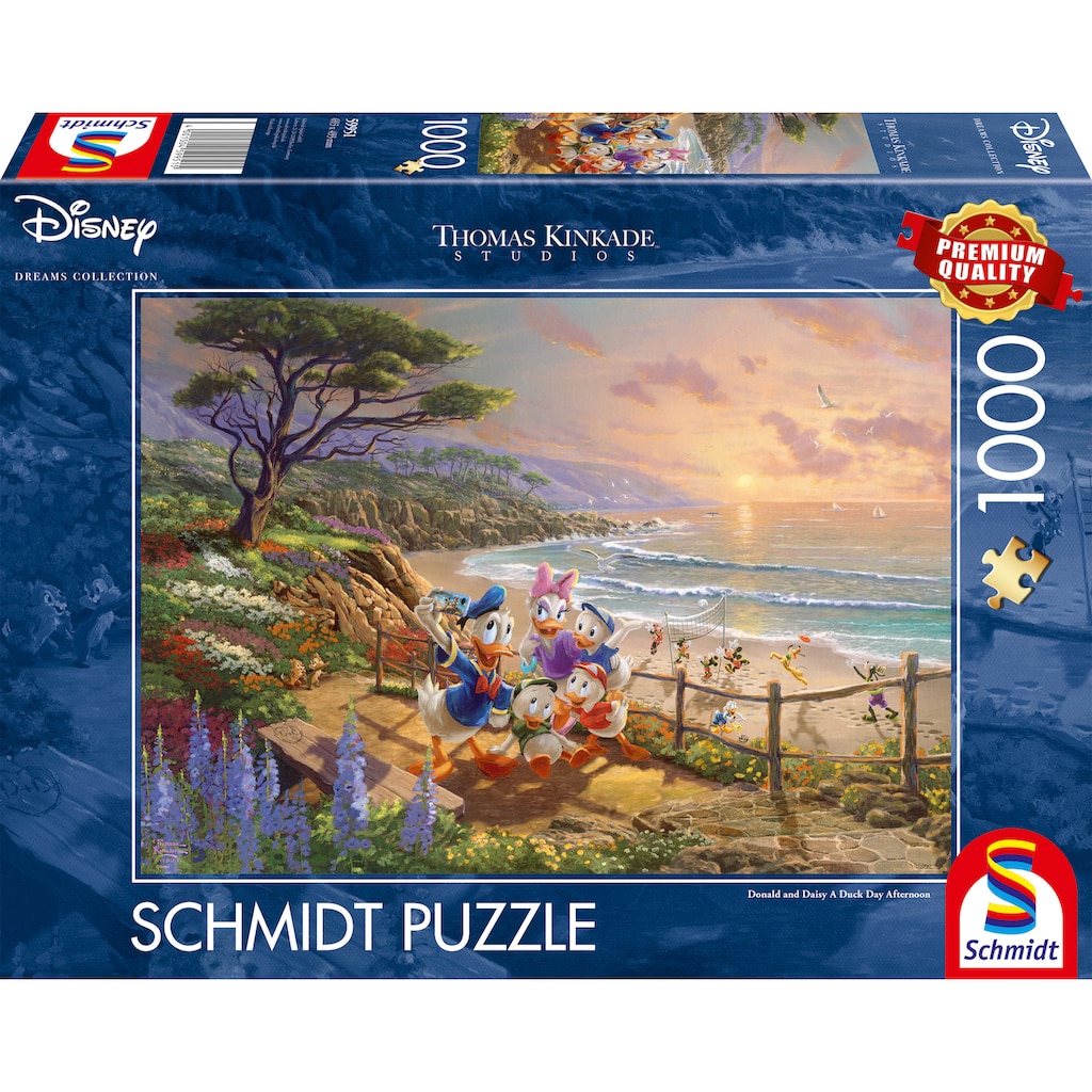 Schmidt Spiele Puzzle »Donald & Daisy, A Duck Day Afternoon«, Made in Europe