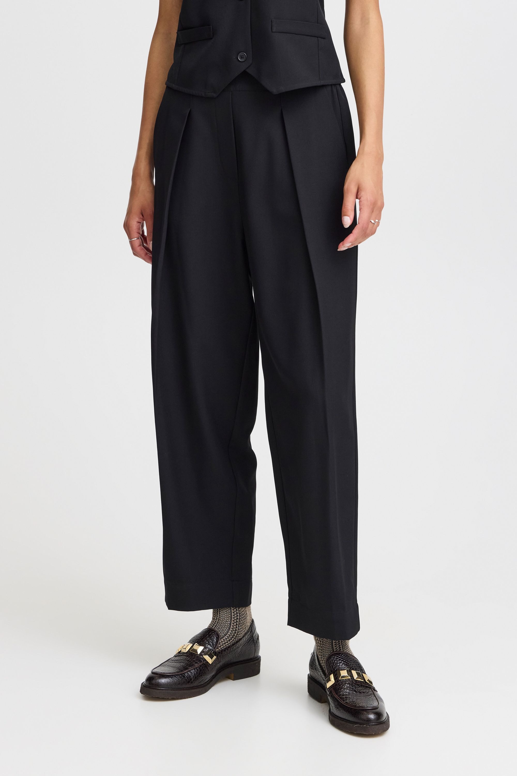 b.young Stoffhose »Stoffhose BYMMMIDDE BARREL PANTS -«