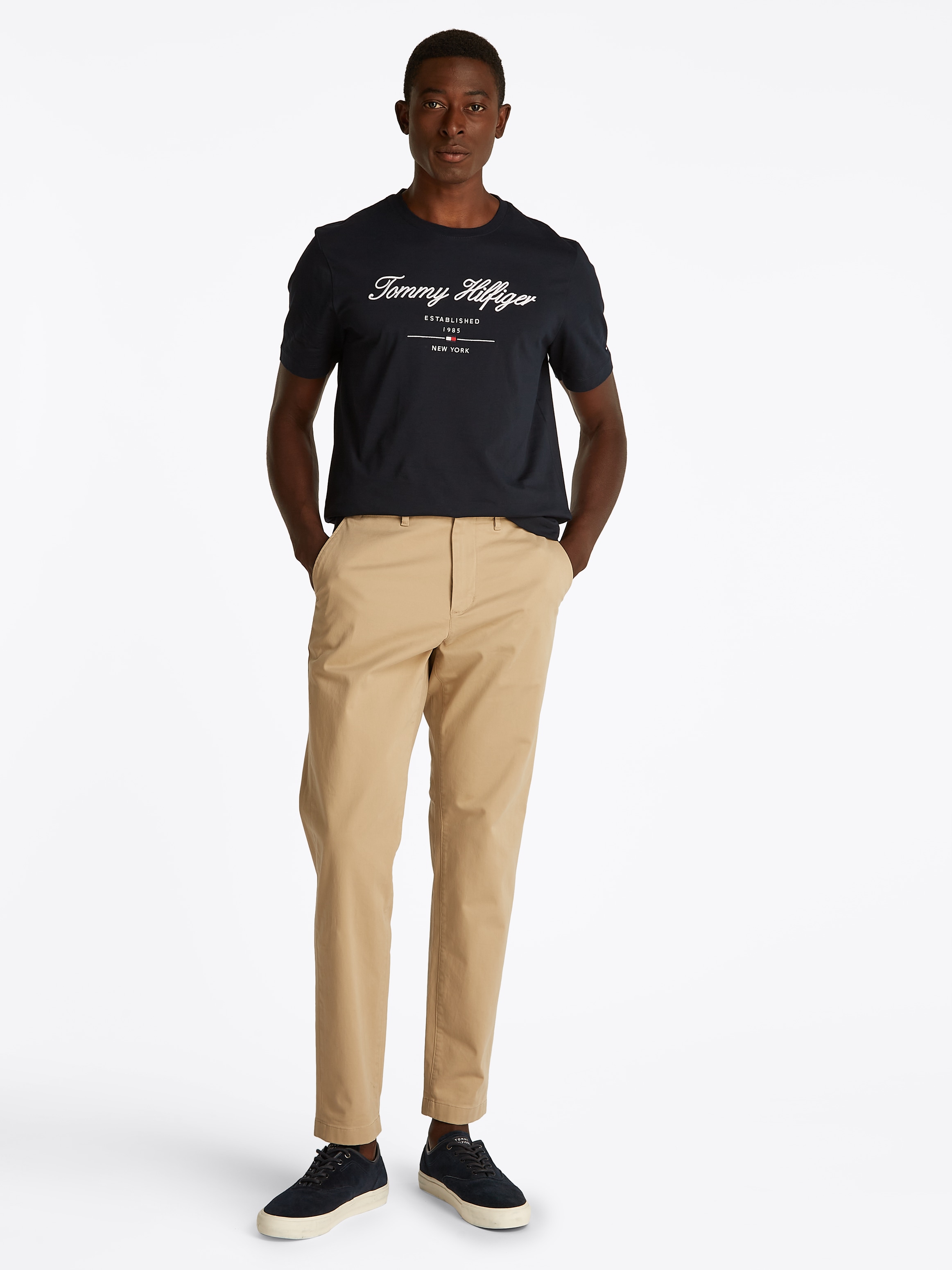 Tommy Hilfiger Chinohose »HARLEM CHINO SATIN«