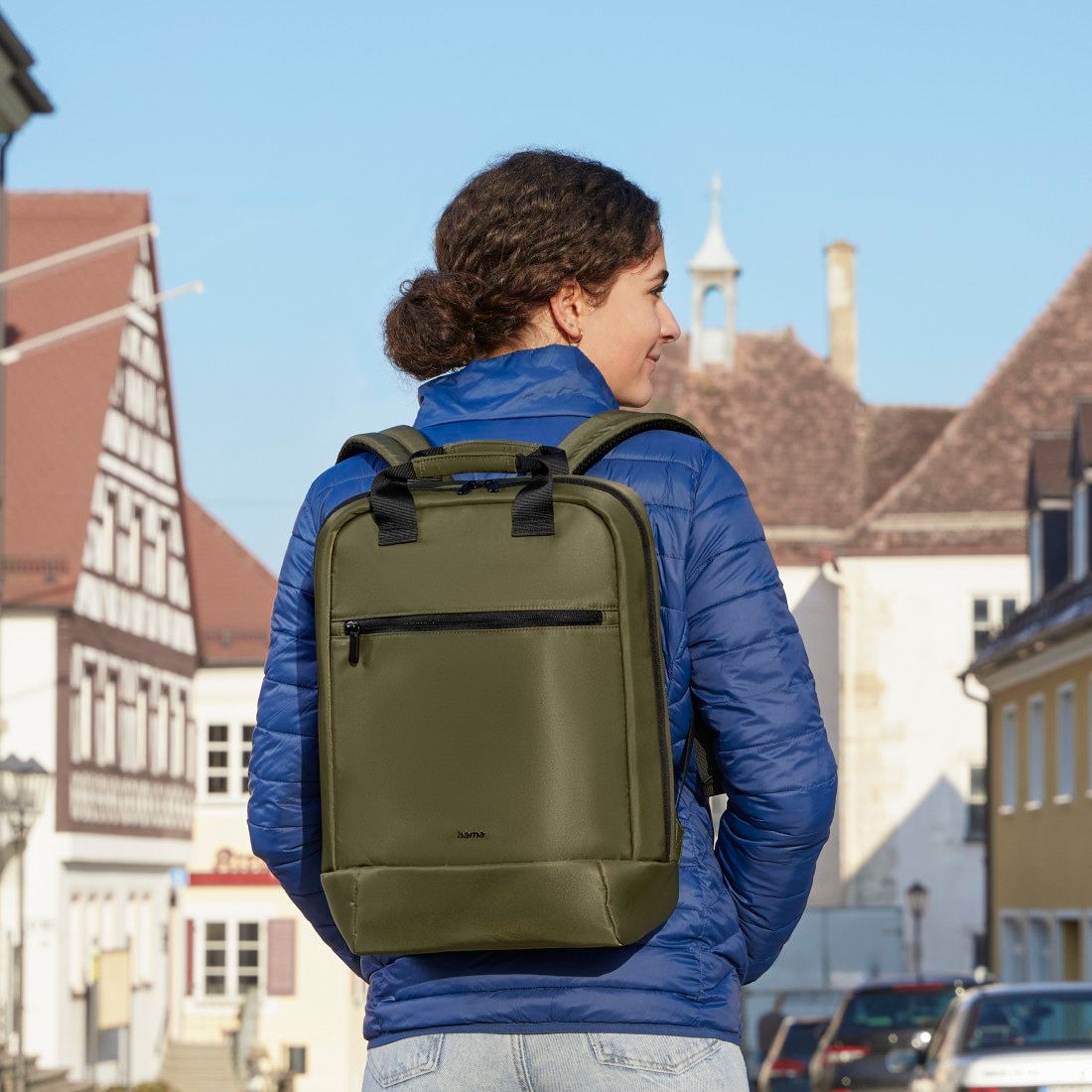 Hama Notebookrucksack »Laptop Rucksack bis 16,2“ (leicht, gepolstert, 3 extra Fächer)«