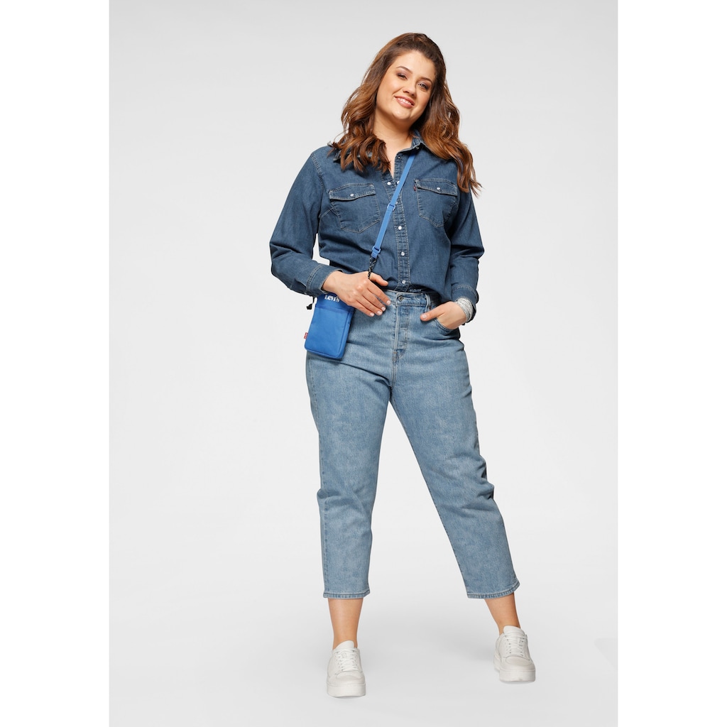 Levi's® Plus Jeansbluse »ESSENTIAL WESTERN«, mit zwei Brusttaschen und Druckknöpfen