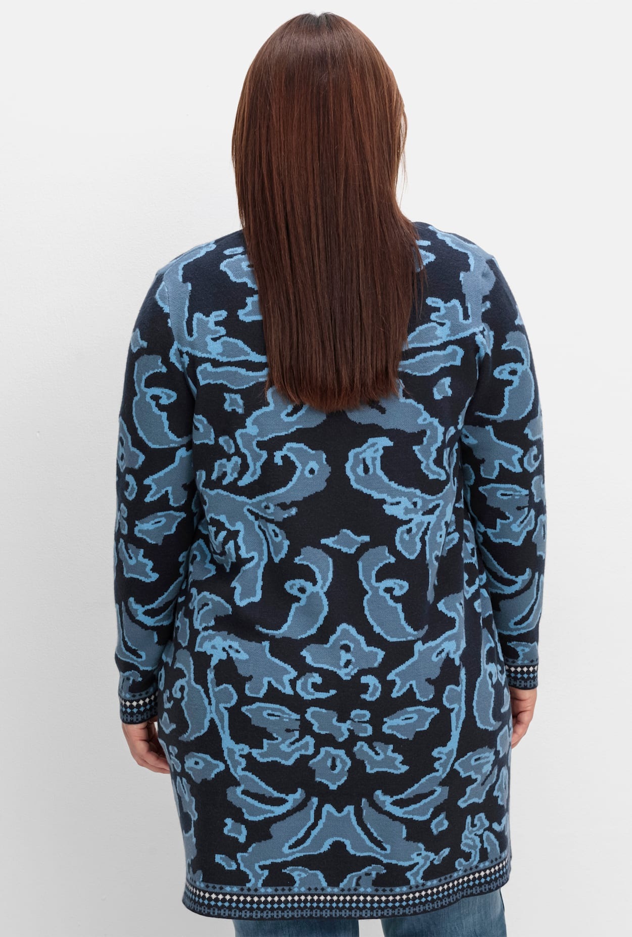 Sheego Longstrickjacke