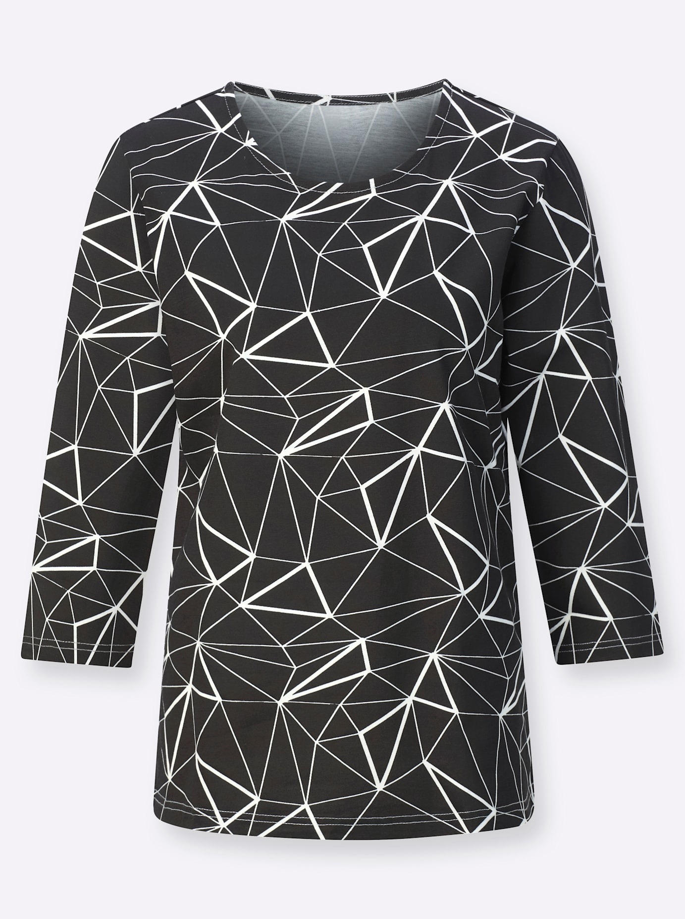 Classic Basics Rundhalsshirt »3/4-Arm-Shirt« 1 Stk. tlg.