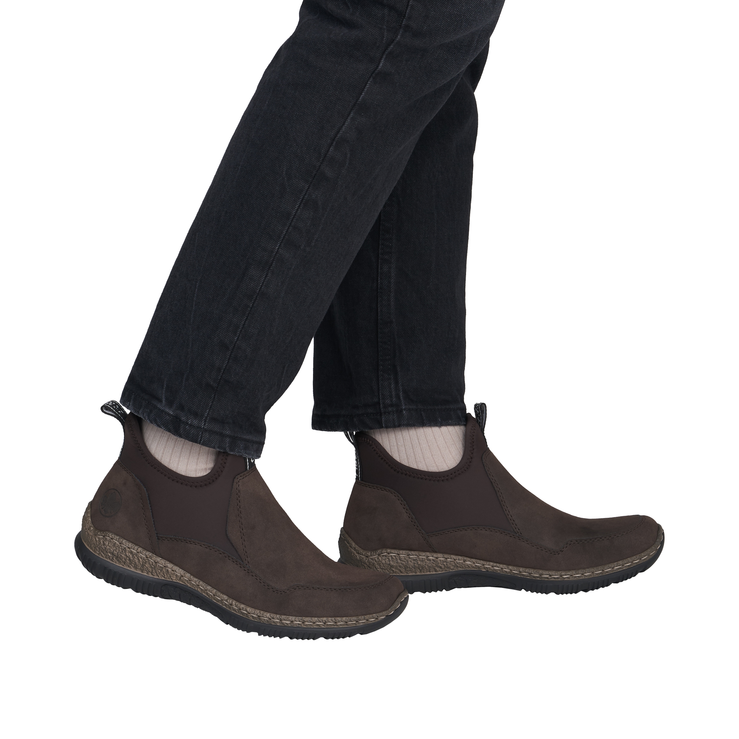 Rieker Schlupfboots  Slipper, Slip-on Sneaker, Stiefelette mit MemoSoft-Innensohle