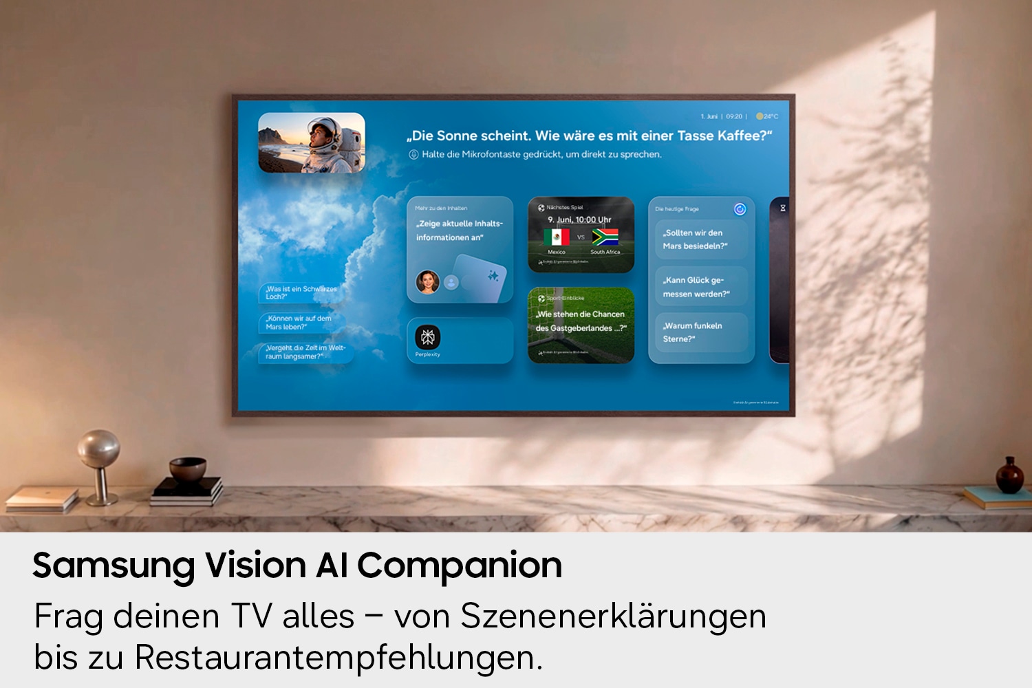 Samsung QLED-Fernseher »GQ55LS03HAU« 138 cm/55 ″ Smart-TV The Frame, Art Mode Kunstwerke, Antireflexion, Rahmen austauschbar