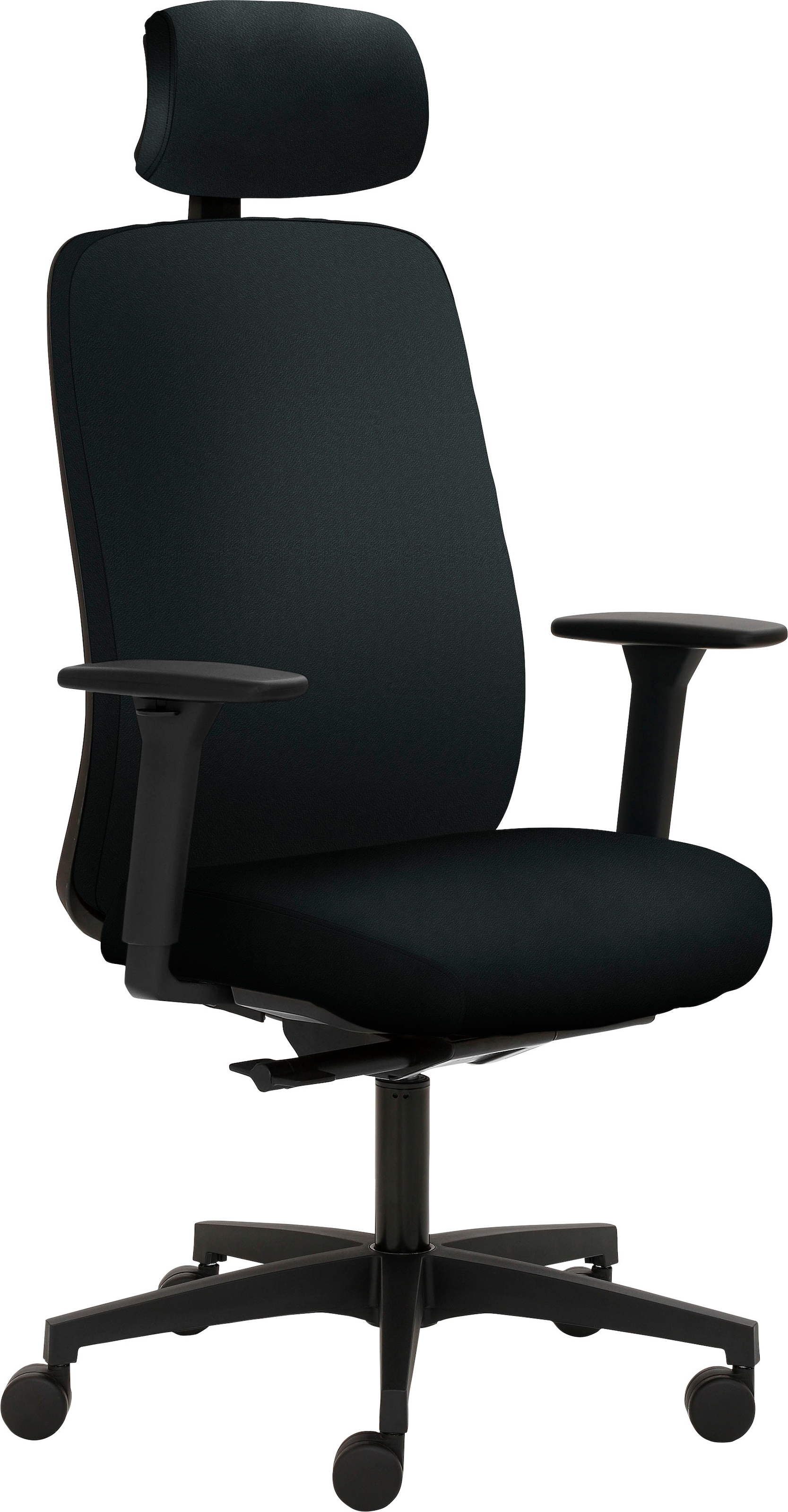 Mayer Sitzmöbel, Bürostuhl »myTRITON« () 1 Stk., Schwarz + Schwarz, Kunstleder, B/H/T: 70 cm, Schwarz + Schwarz