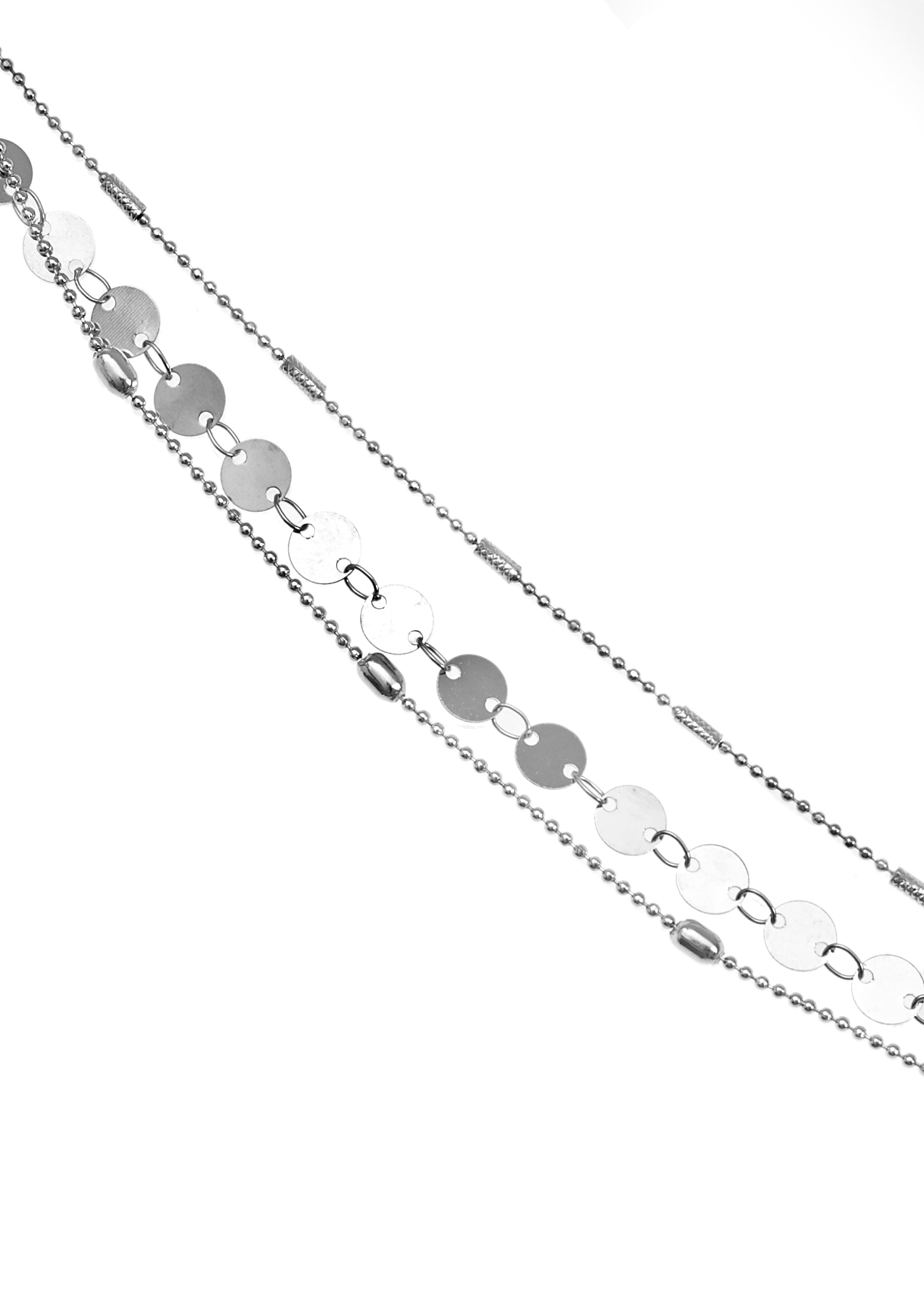 LASCANA Fußkette, mit kleinen Plättchen, Fußkettchen-Armband, Fußketten Set
