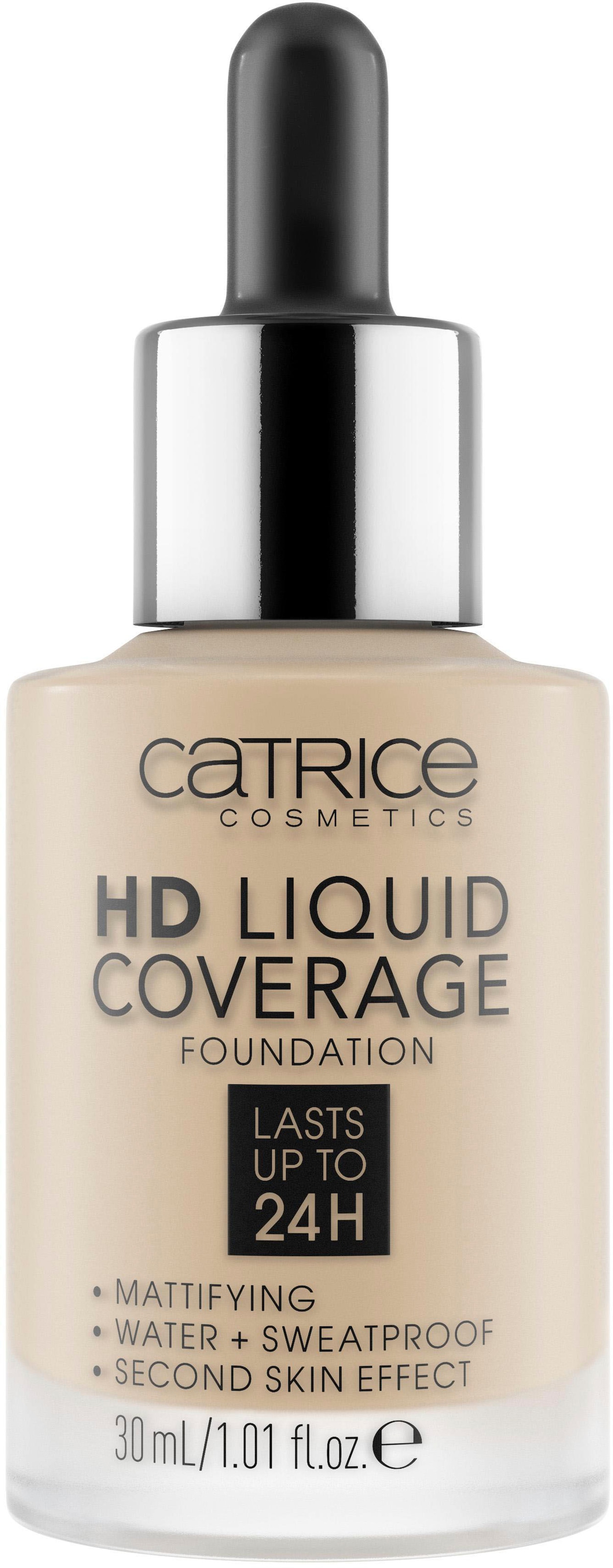Catrice Foundation »HD Liquid Coverage Foundation«, mit leichter Textur