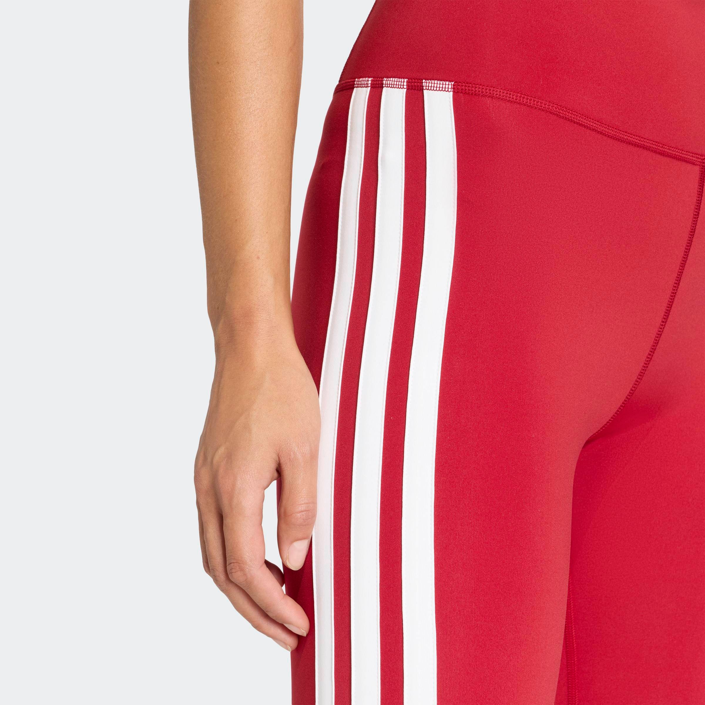 adidas Performance Trainingstights »OPTIME ESSENTIALS 3-STREIFEN 7/8-LEGGINGS«  für Erwachsene, mit climacool® Technologie, aus Polyester