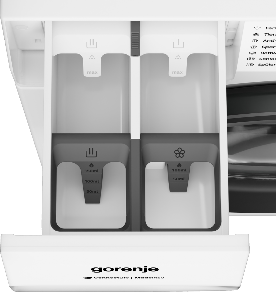 GORENJE Waschmaschine G400 »W5G494A1P1« 9 kg 1400 U/min selbstreinigende Waschmittelschublade, FastWash