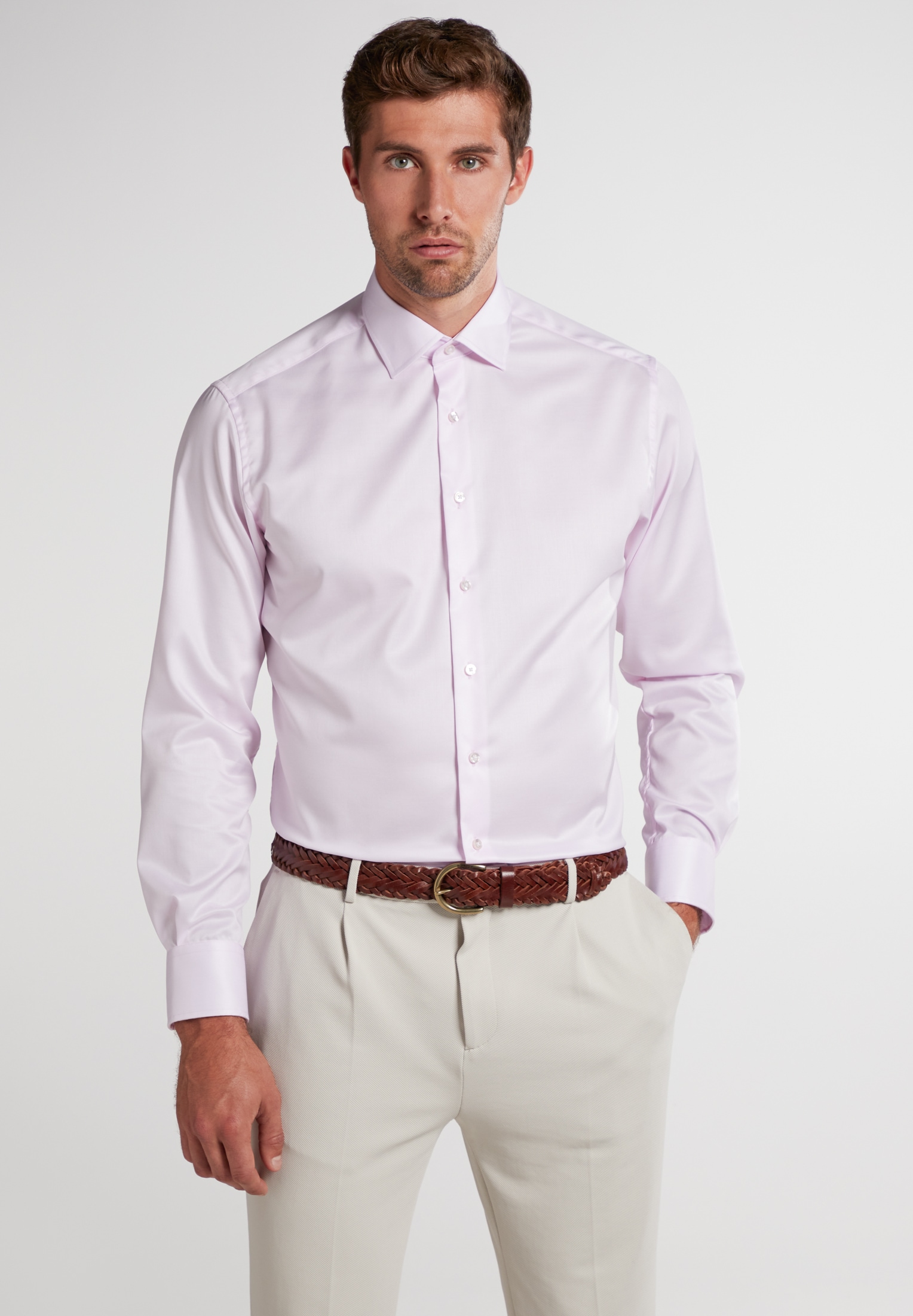 Eterna Langarmhemd »MODERN FIT«, NON IRON (bügelfrei)
