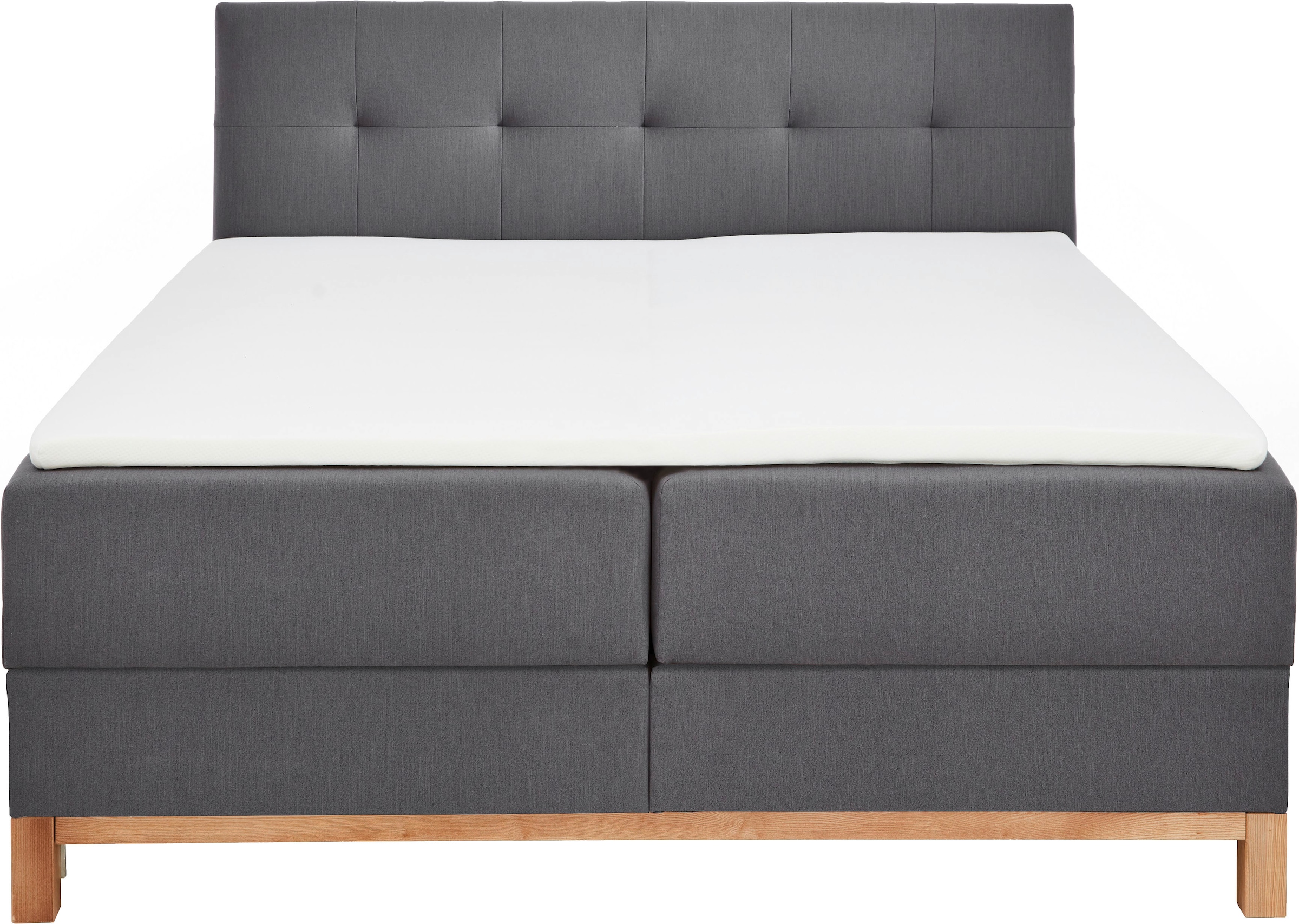 meise.möbel Boxspringbett »Catania«, mit Bettkasten und Topper