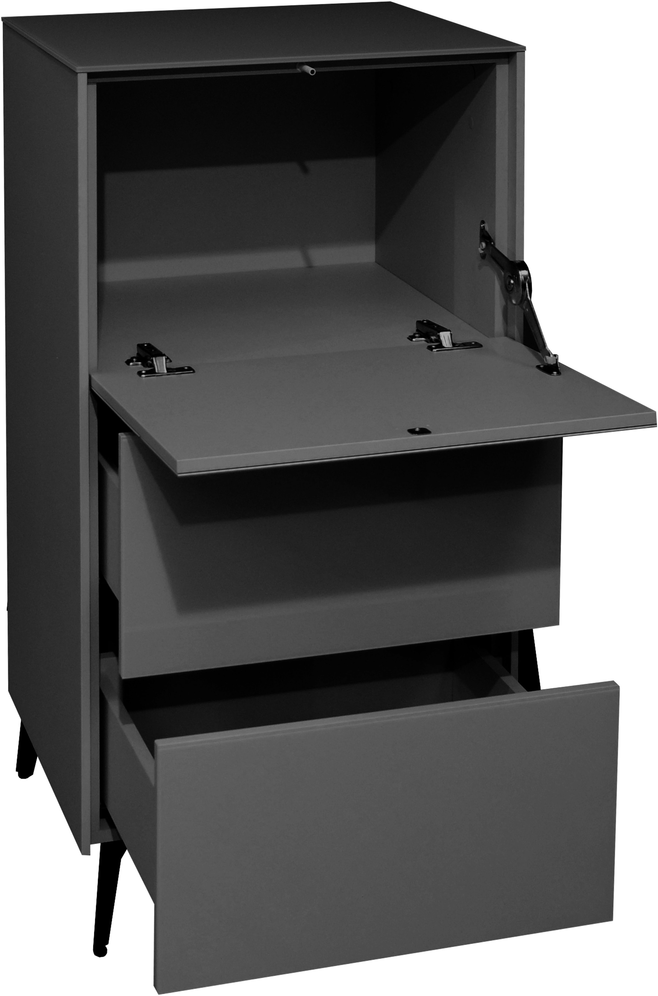Mäusbacher Kommode »Imola TOPSELLER!«, (OTTOs Choice), Kommode mit Glasfront und Glasoberplatte