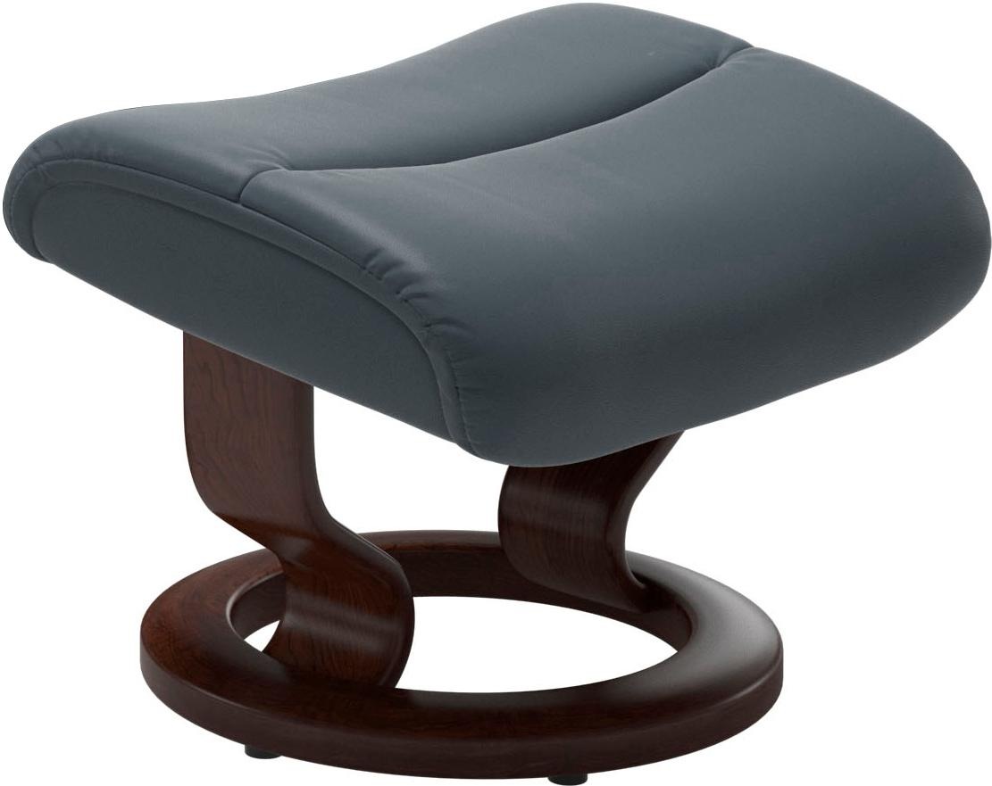 Stressless® Relaxsessel »View«, (Set, Relaxsessel mit Hocker), mit Classic Base, Größe M,Gestell Braun