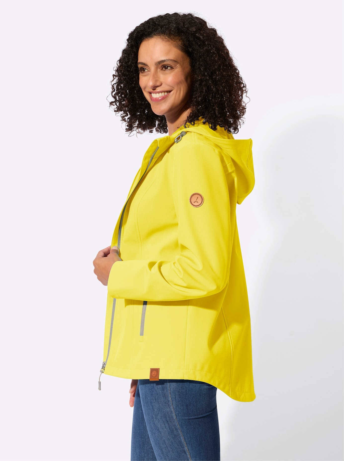 Casual Looks Softshelljacke mit Kapuze