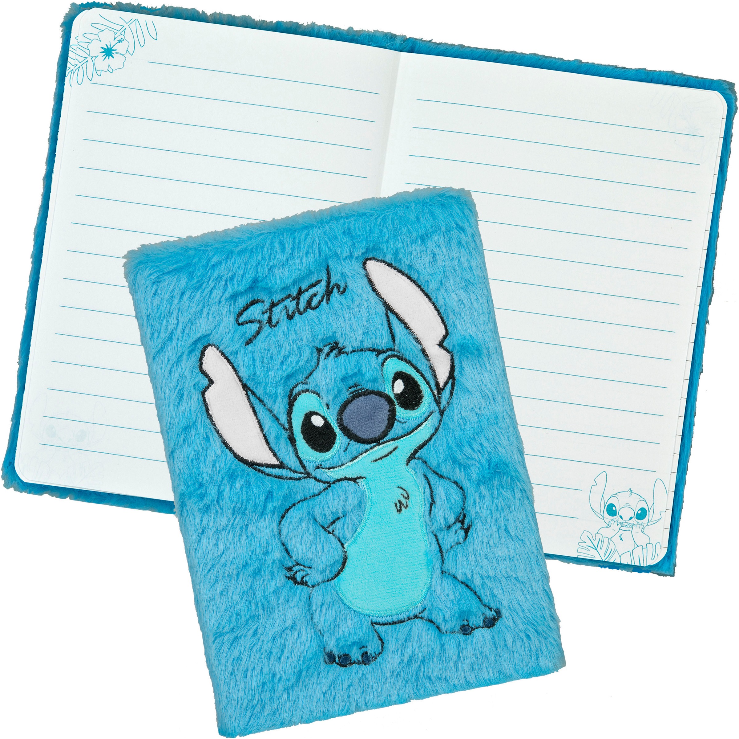 UNDERCOVER Kinderrucksack »Lilo & Stitch Plüsch«, Rucksack + Plüsch Schlamperetui + Plüsch Notizbuch A5