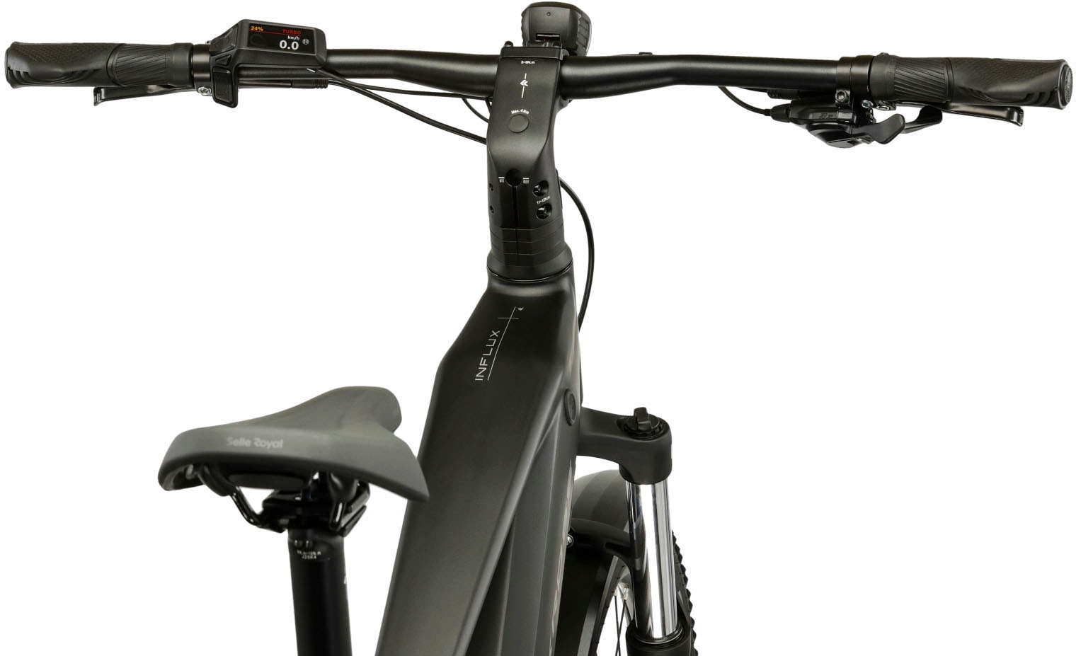 Kross »Influx Hybrid SUV 2.0 16,7Ah / 600 Wh 29 Zoll schwarz 9 Gänge 2026« 9 Gang Shimano CUES U4000 Schaltwerk Kettenschaltung Mittelmotor 250 W