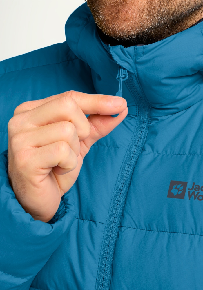 Jack Wolfskin Daunenjacke »ATHER DOWN HOODY M RDS«, mit Kapuze