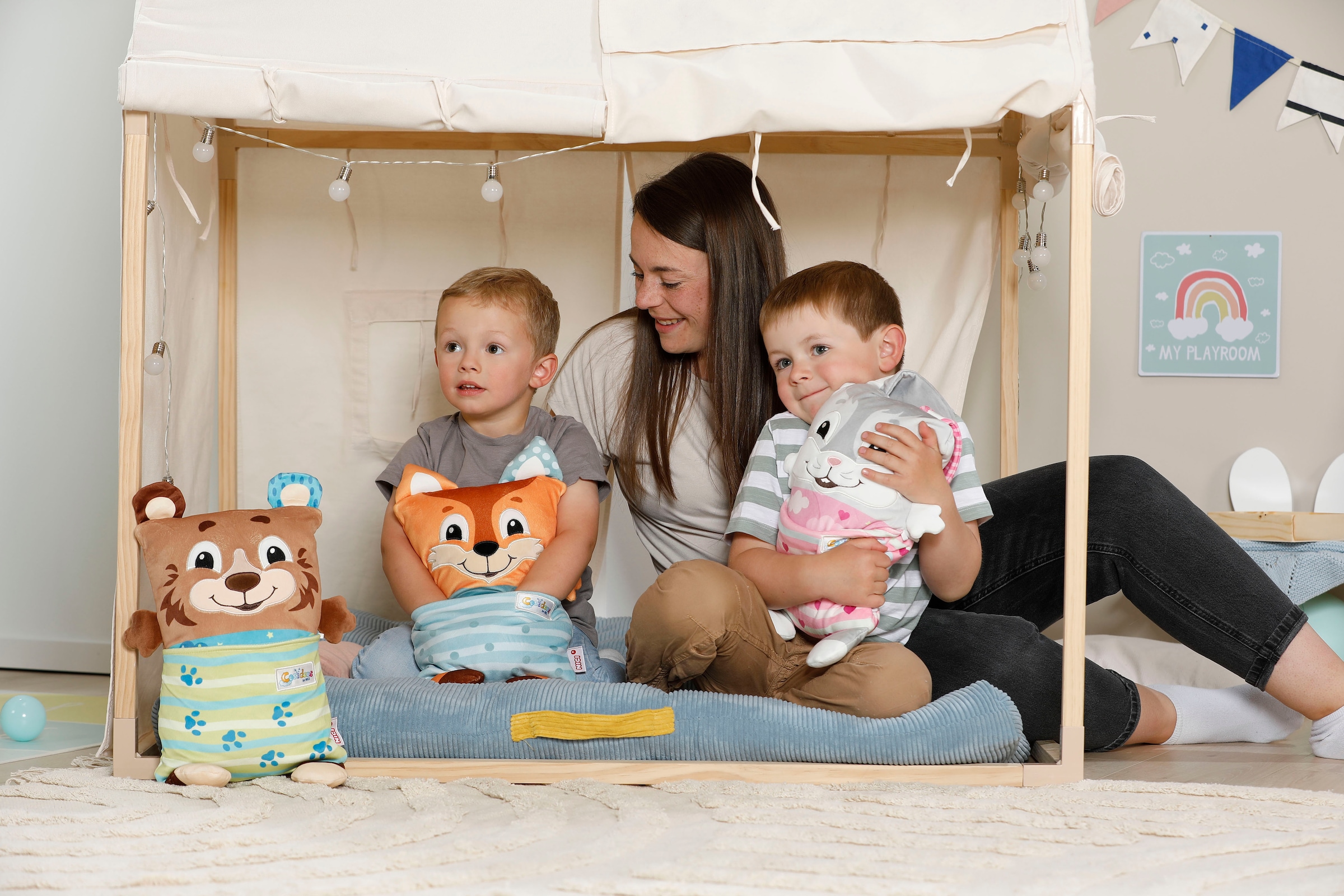 Nici Kuscheltier »Cosidoos, Hase mit Wendefunktion 30x20 cm«