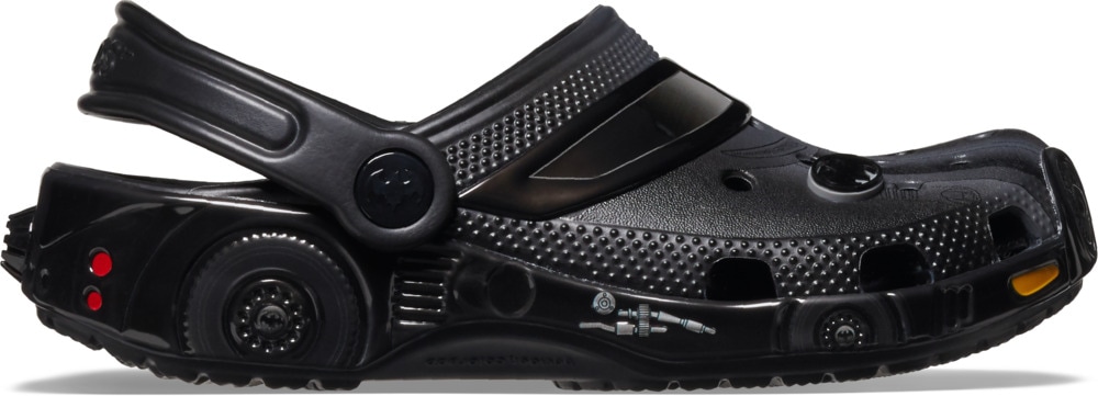 Crocs Badesandale »Batman Batmobile Classic Clog K«  Hausschuh mit Fledermausflügel-Detail am Fersenriemen