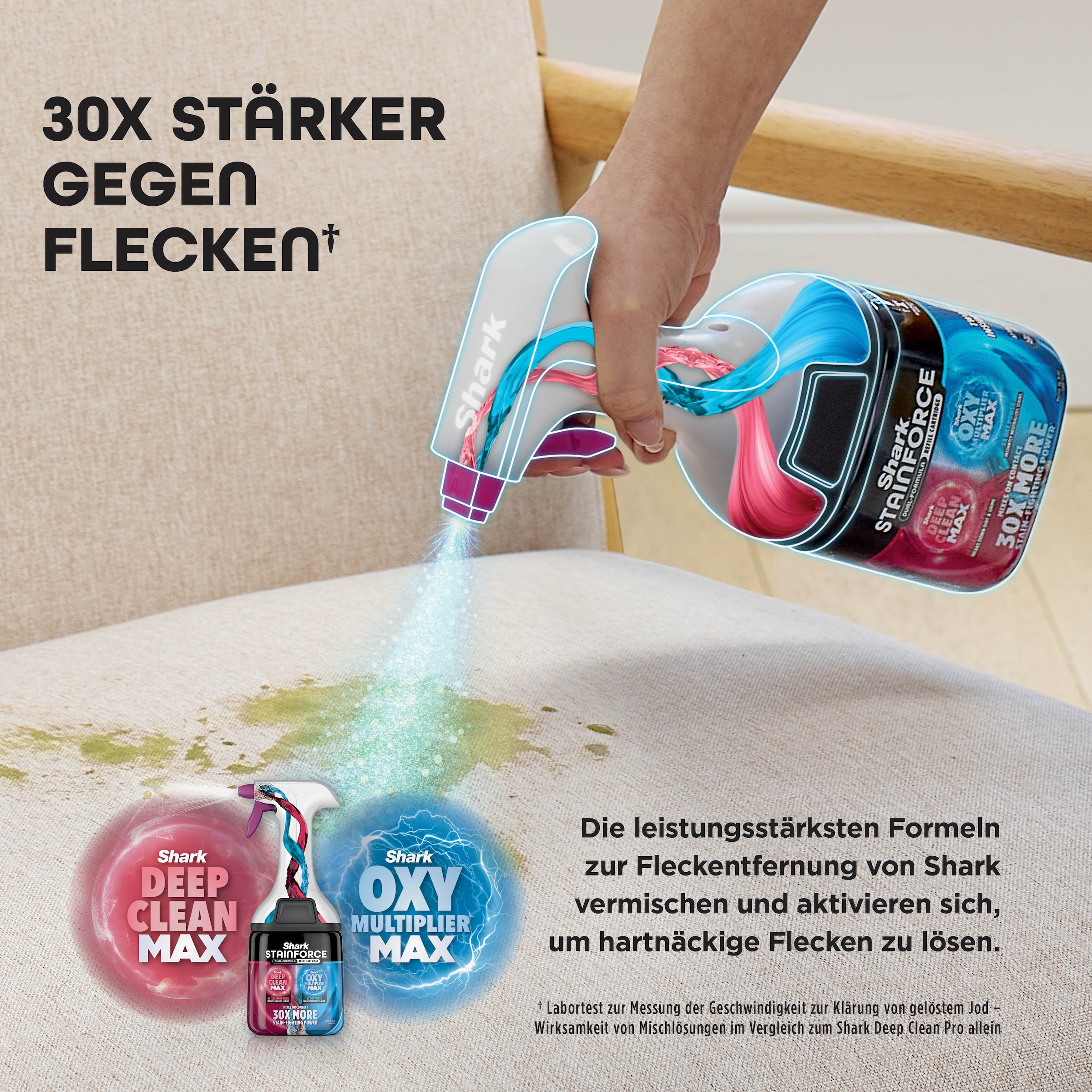 Shark Wasch-Sauger »Shark StainForce kabelloses System zur Fleckenentfernung - HX100EUT«