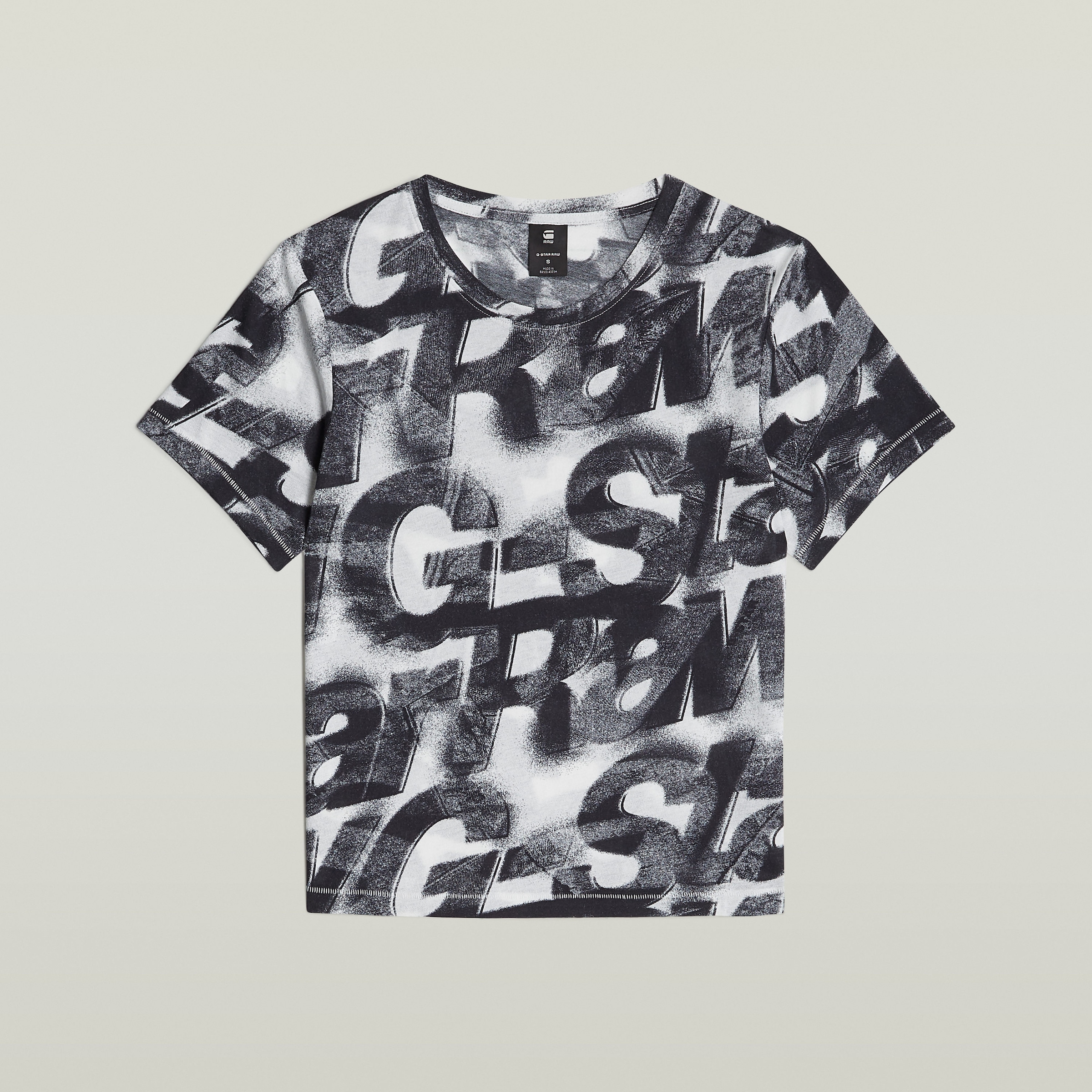 G-STAR T-Shirt »Sprayed Letters«, mit Allover-Print