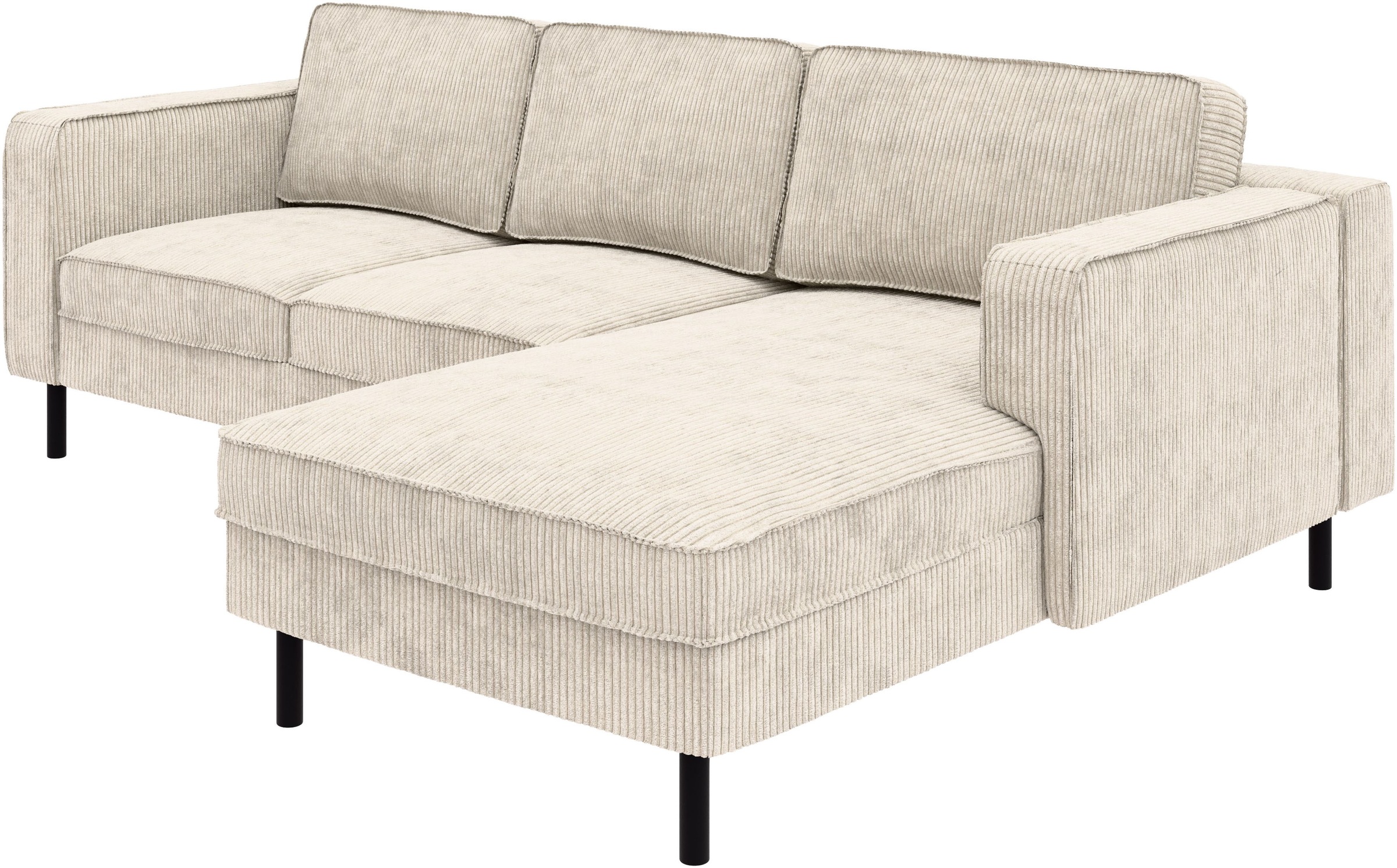 TRENDMANUFAKTUR Ecksofa »Watkins, Couch wahlweise mit Schlaffunktion & Bettkasten, auch in Cord«, Recamiere beidseitig montierbar, OTTOs Choice, Breite 232 cm